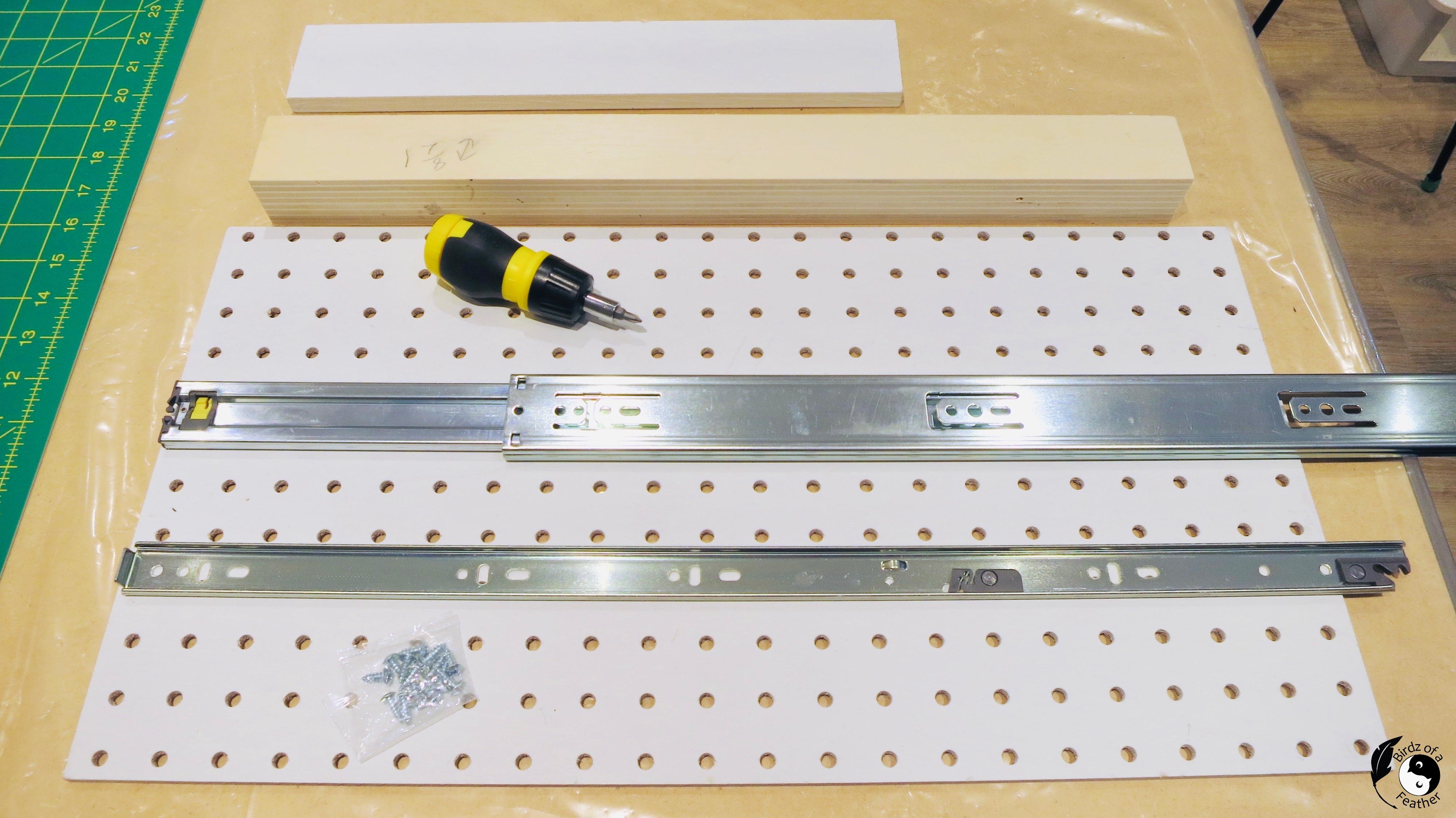 How to Make a Hidden Pegboard That Slides! 11 Steps (with Pictures