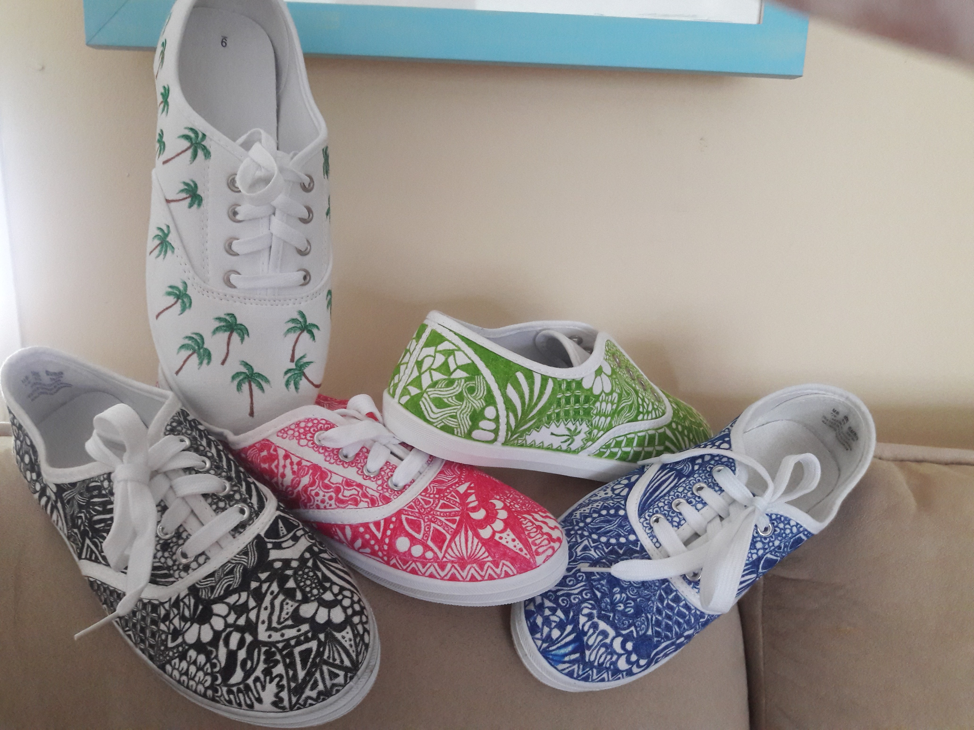 How to Draw on Canvas Shoes (even If You're Not an Artist) 5 Steps