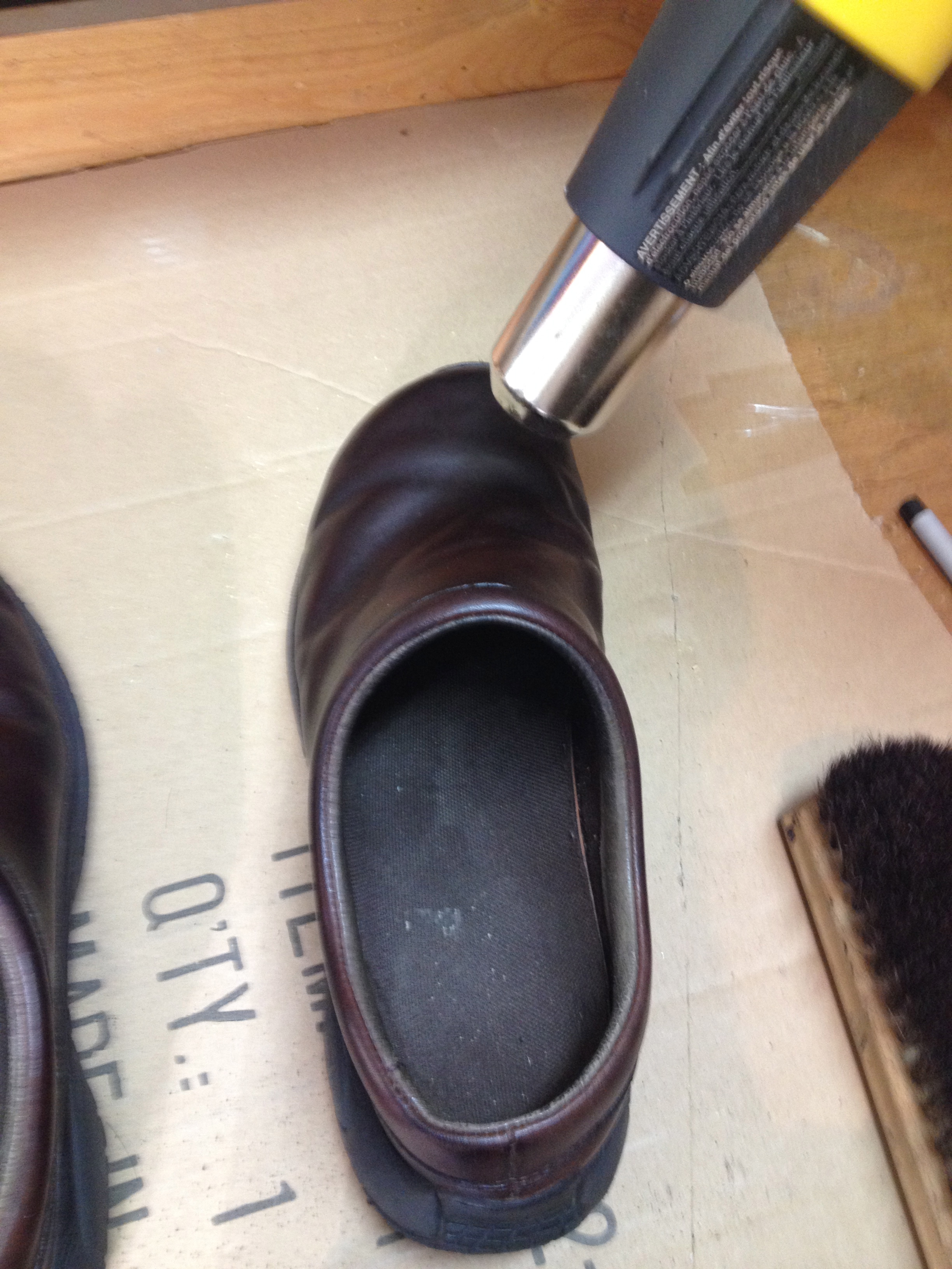 Shoe Polishing Hack Use a Heat Gun 5 Steps Instructables