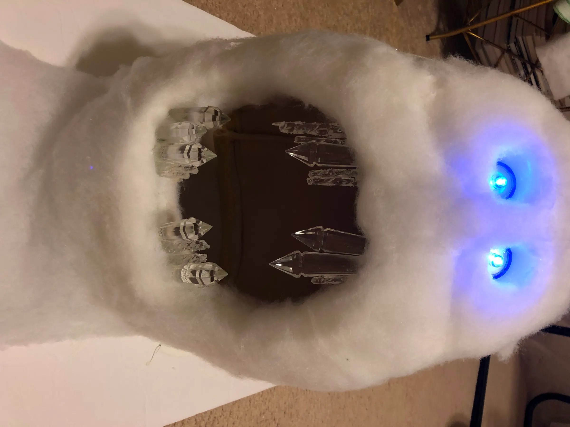 DIY Frozen’s Marshmallow Snow Monster Costume 5 Steps Instructables