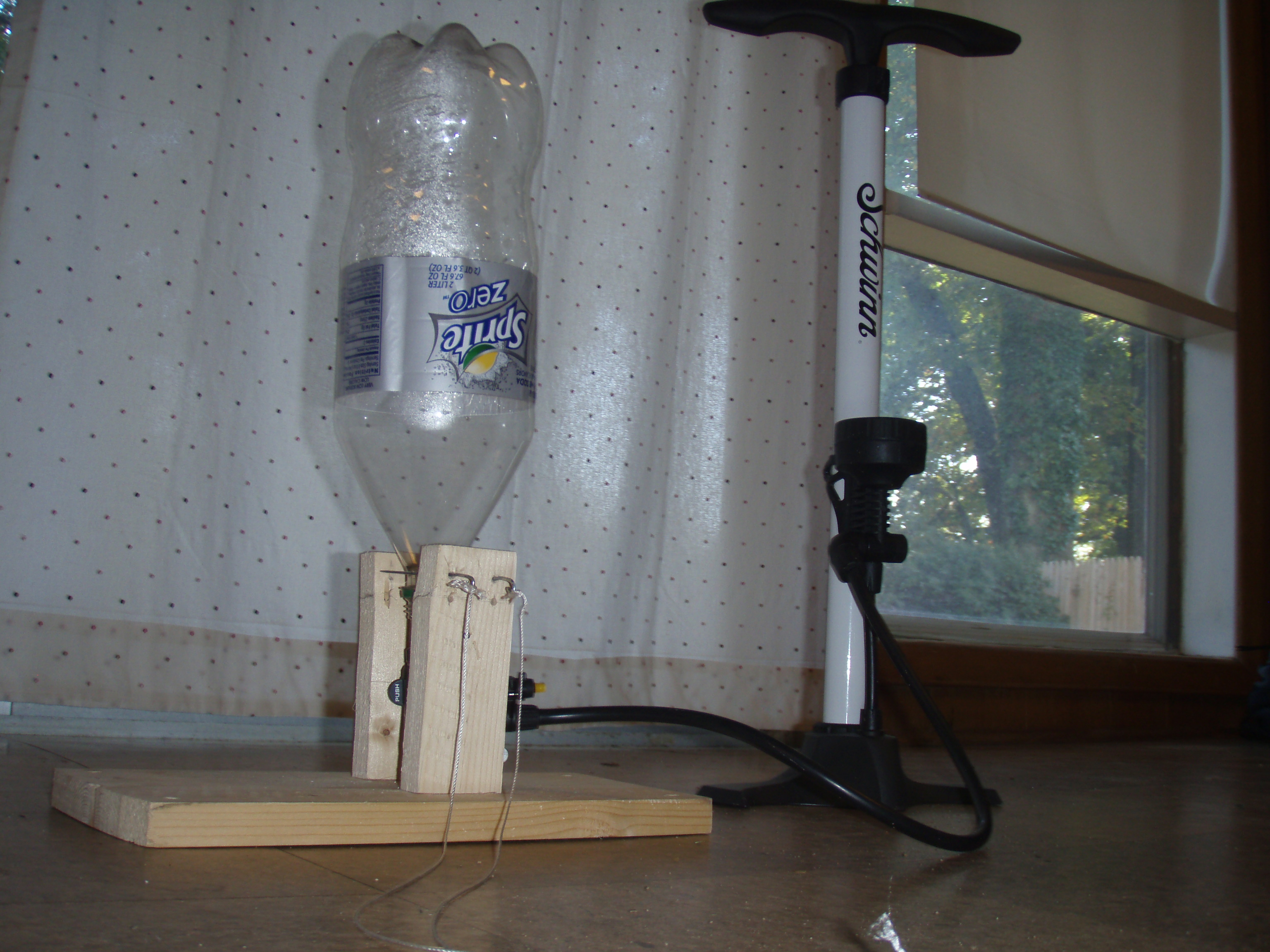 Rocket body step 1 cut the bottom portion of one of the two bottles off. Homemade Water Rocket Launcher 4 Steps Instructables