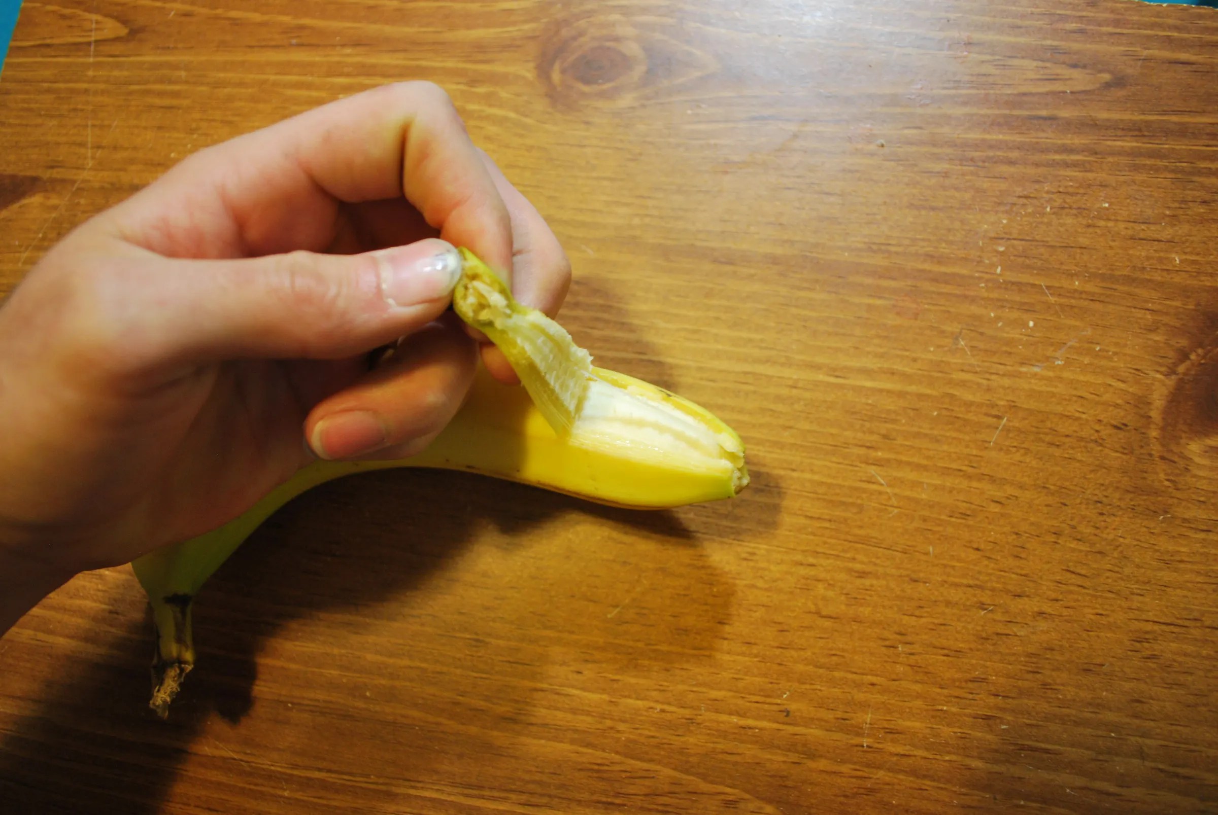 The Correct Way to Peel a Banana 5 Steps Instructables