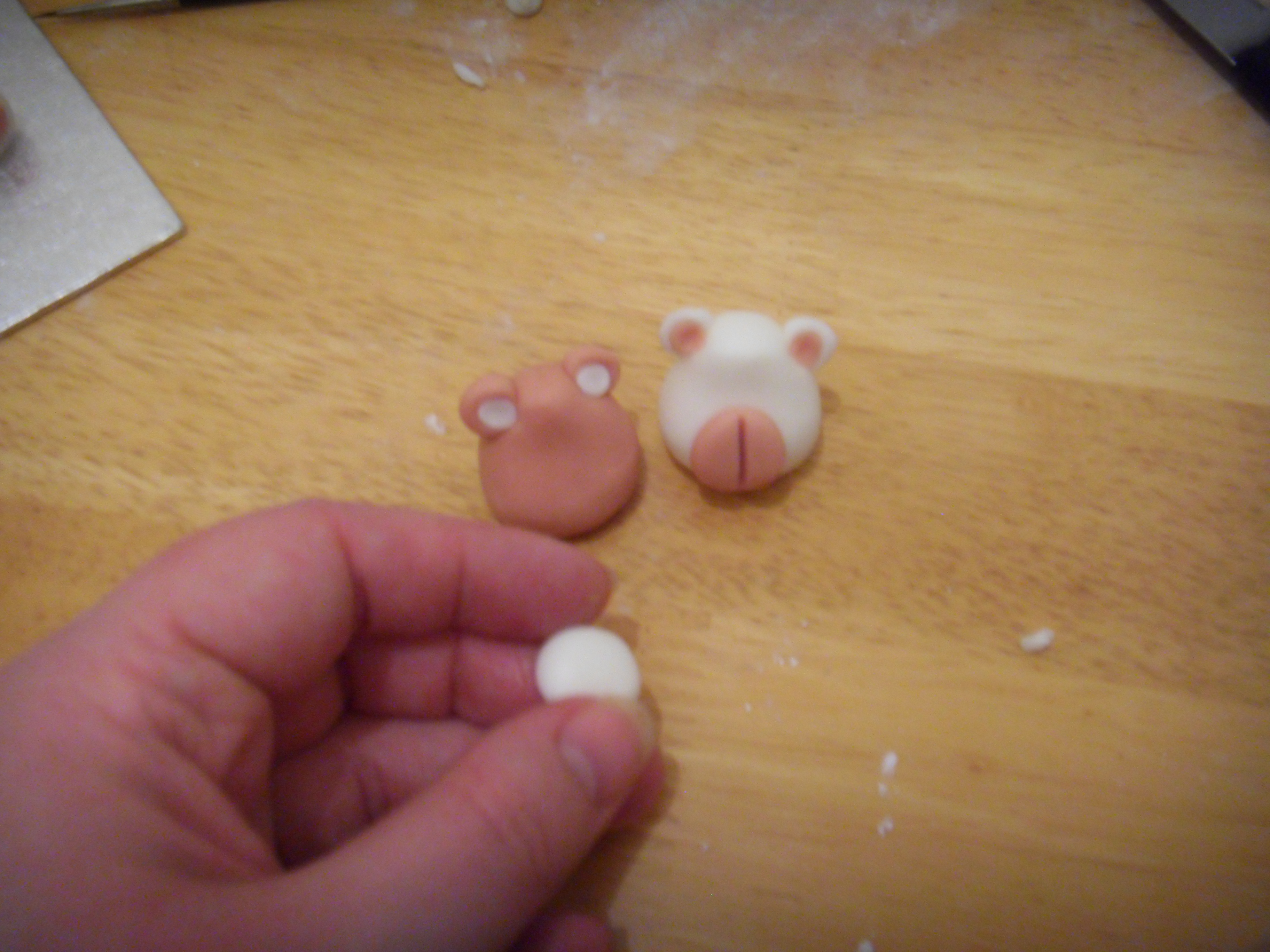 Sugar Paste Teddy Bears Tutorial 16 Steps Instructables