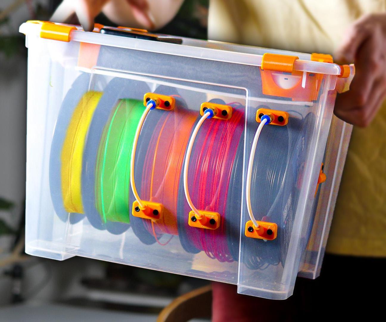 3D Filament Storage Box (in an IKEA SAMLA Box) 6 Steps (with Pictures) Instructables