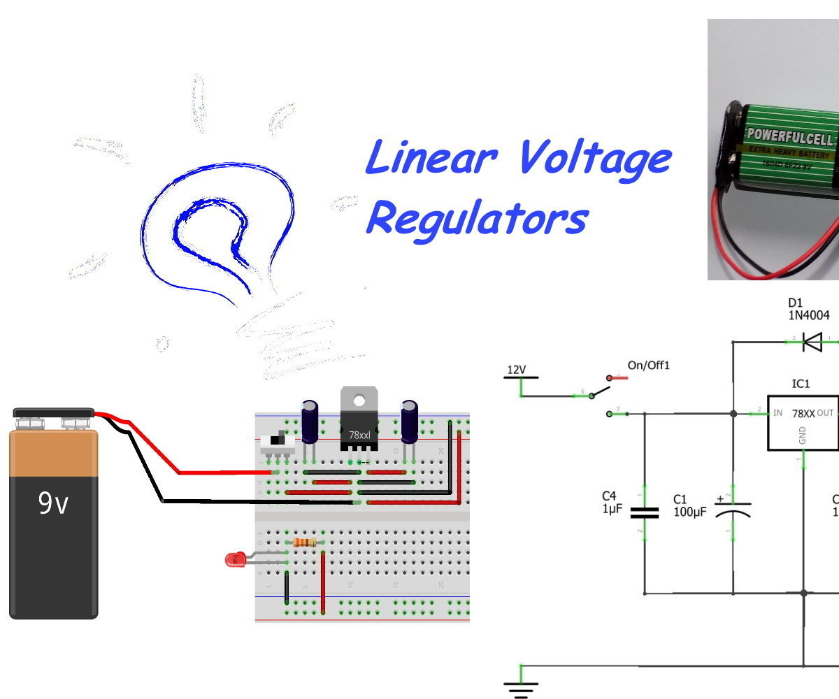 Halbleiter & Aktive Elemente 78XX, 79XX, LM317 5x Voltage