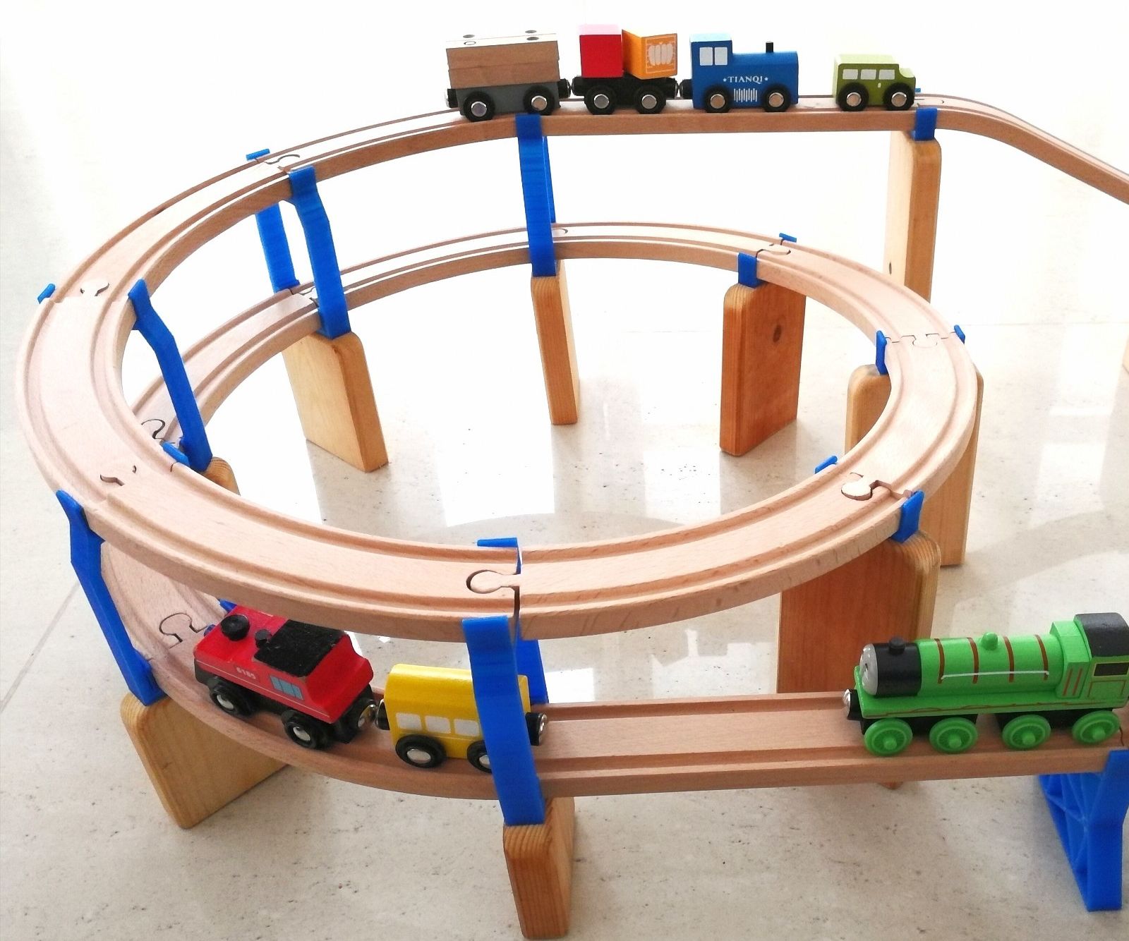 Spiral Ramp for Wooden Train Tracks 6 Steps (with Pictures