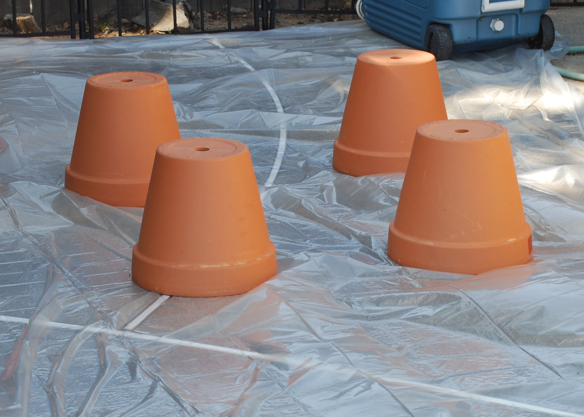 PVC Pipe and Potted Plant Chuppah Frame 6 Steps Instructables