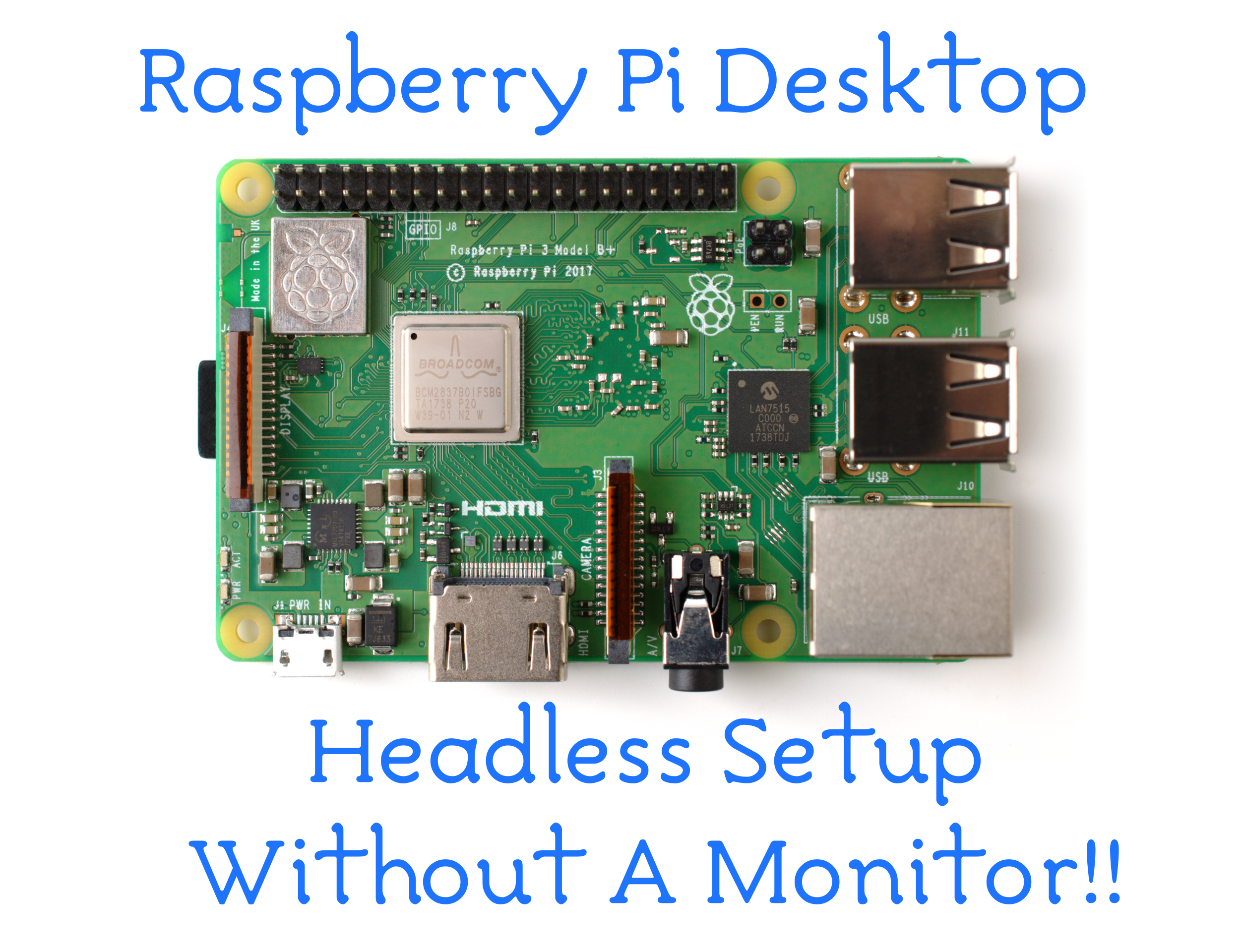 Raspberry Pi Desktop Secure Headless Setup Without a Display 6 Steps