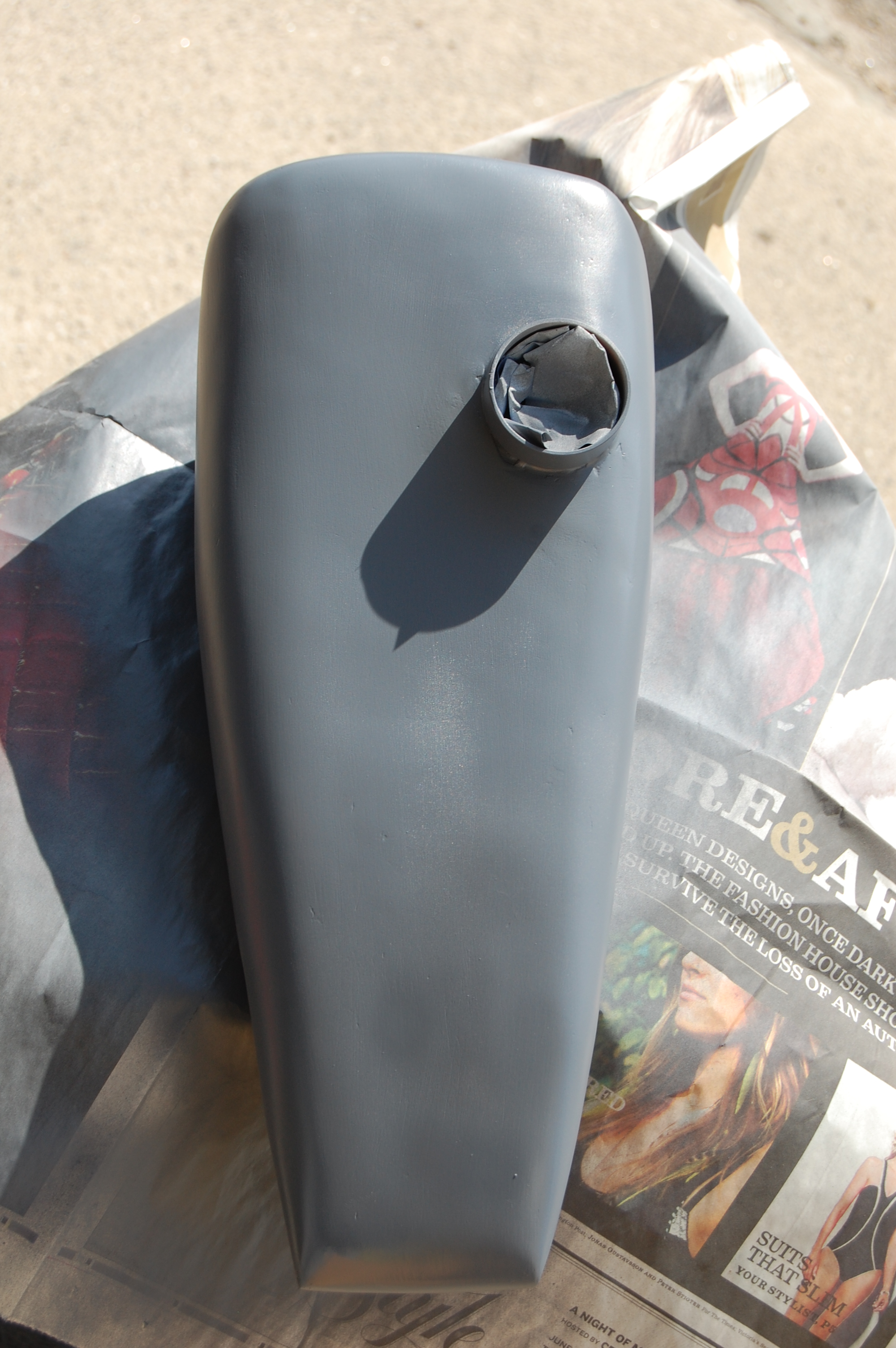 Custom Gas Tank on a Motorized Bicycle 7 Steps Instructables