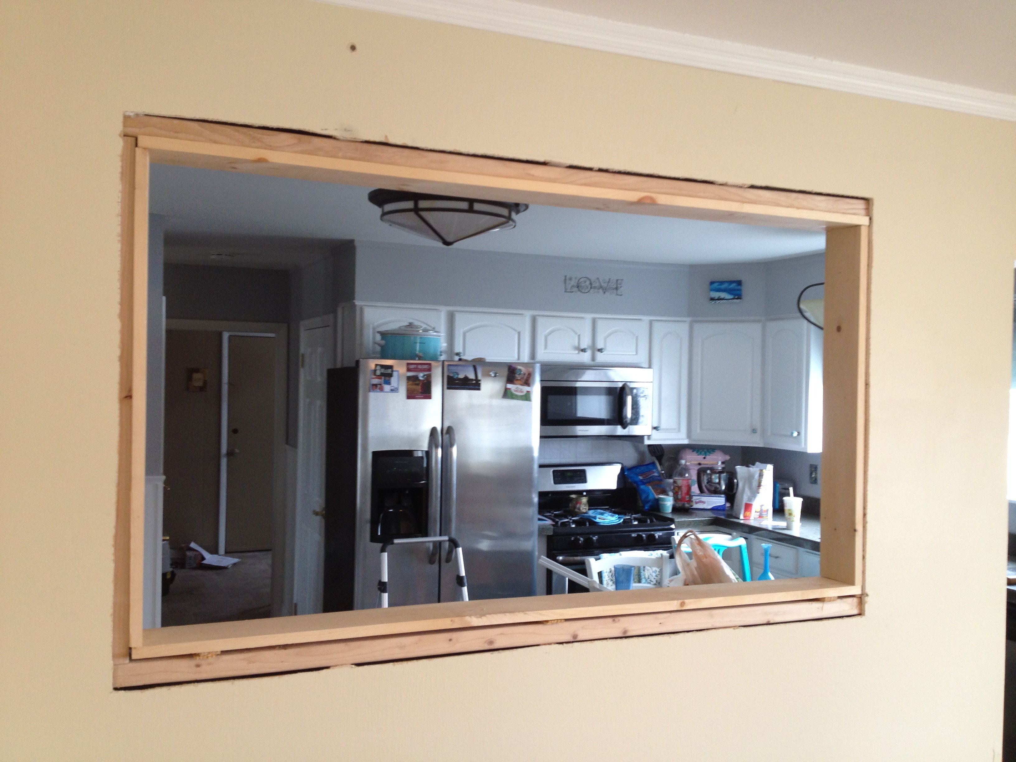 Kitchen Wall Pass Through 9 Steps (with Pictures) Instructables