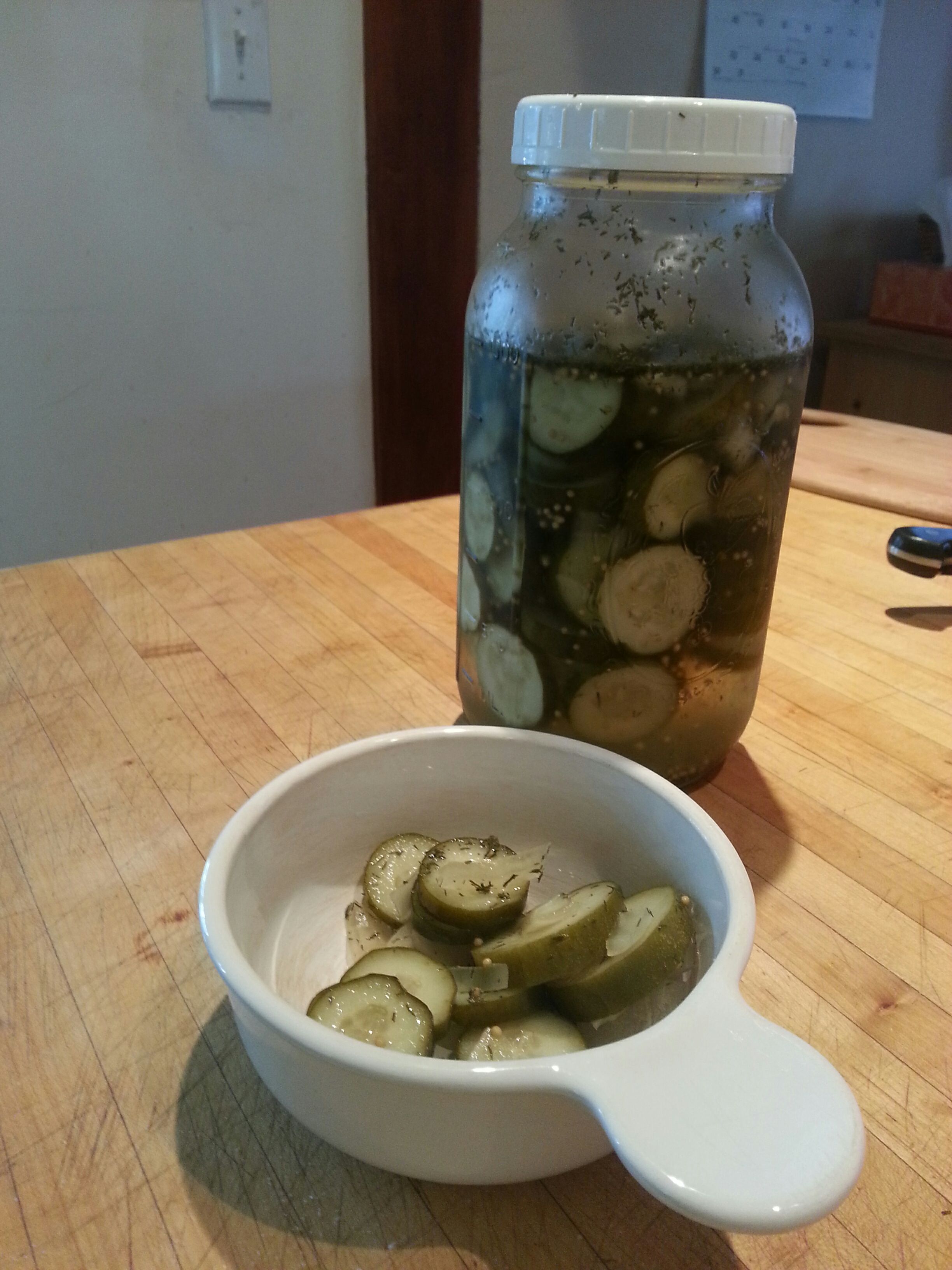 NoCook Overnight Refrigerator Pickles 5 Steps (with Pictures