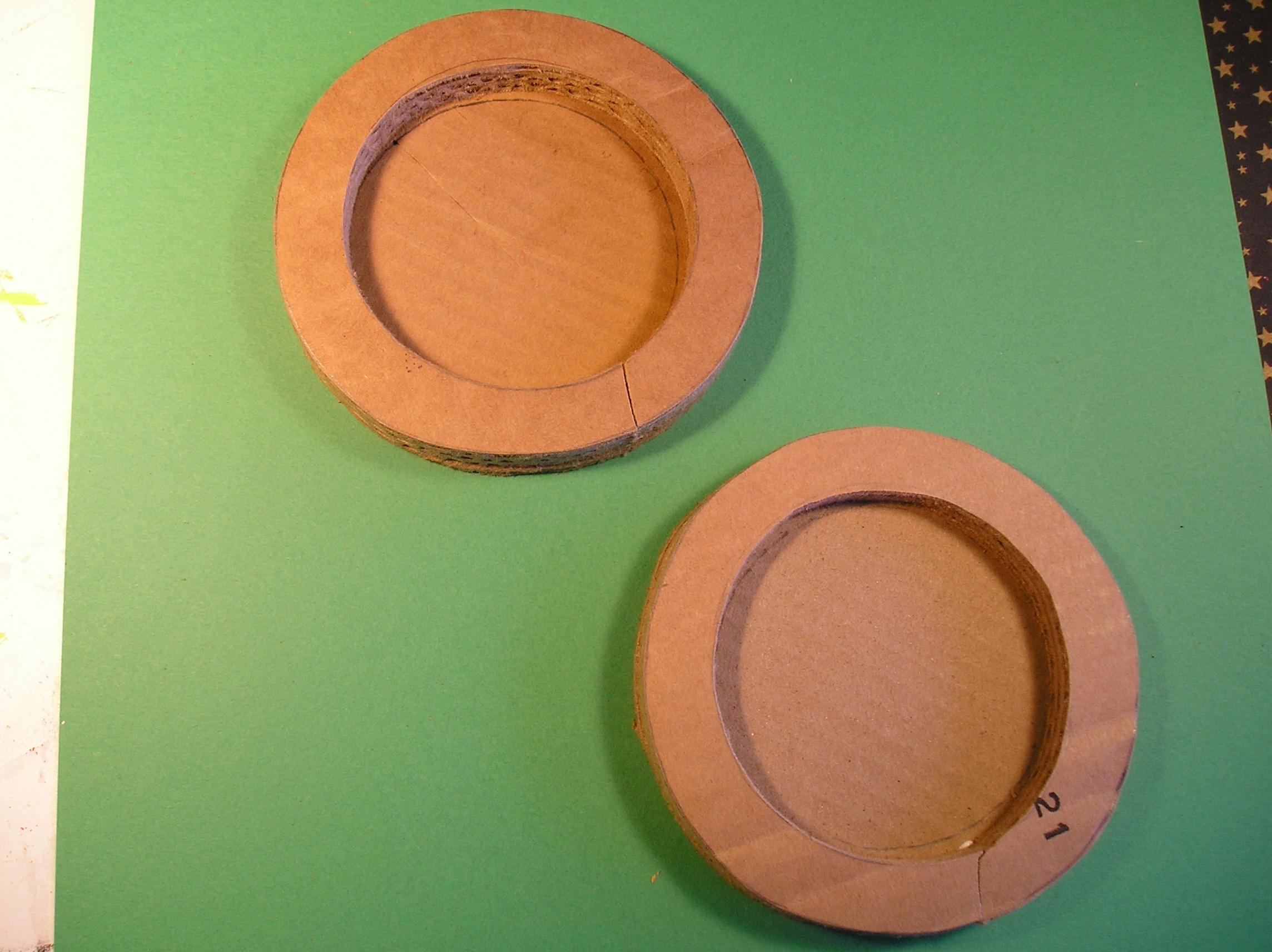 Making Cheap Cardboard Coasters 8 Steps Instructables