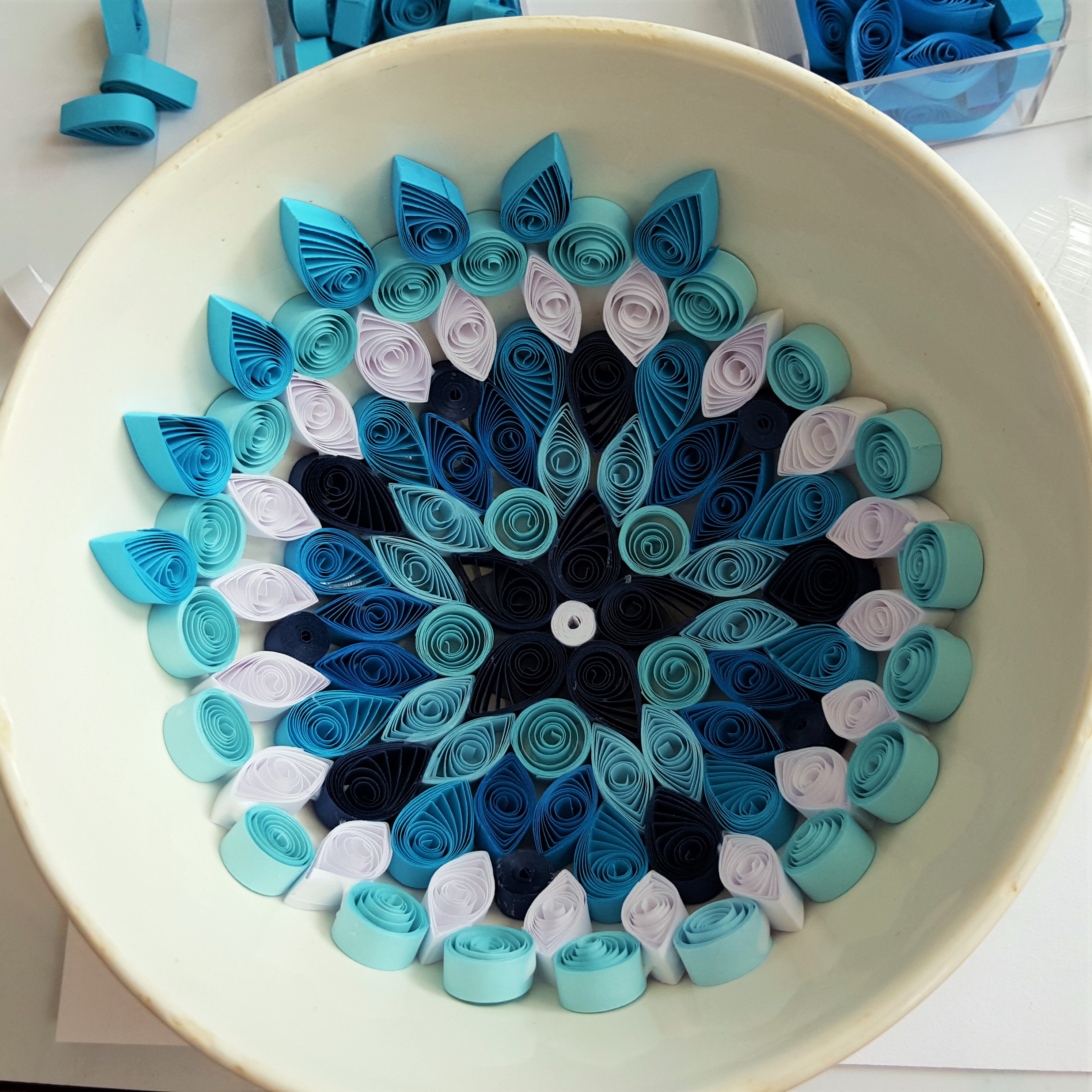 How It Is Made Quilled Paper Bowl 4 Steps (with Pictures