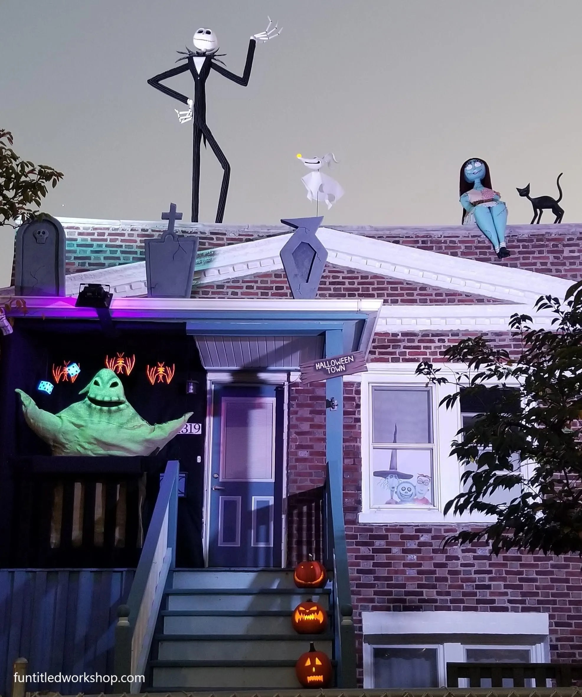 Nightmare Before Christmas Outdoor Halloween Decorations : 12 Steps (With Pictures) - Instructables