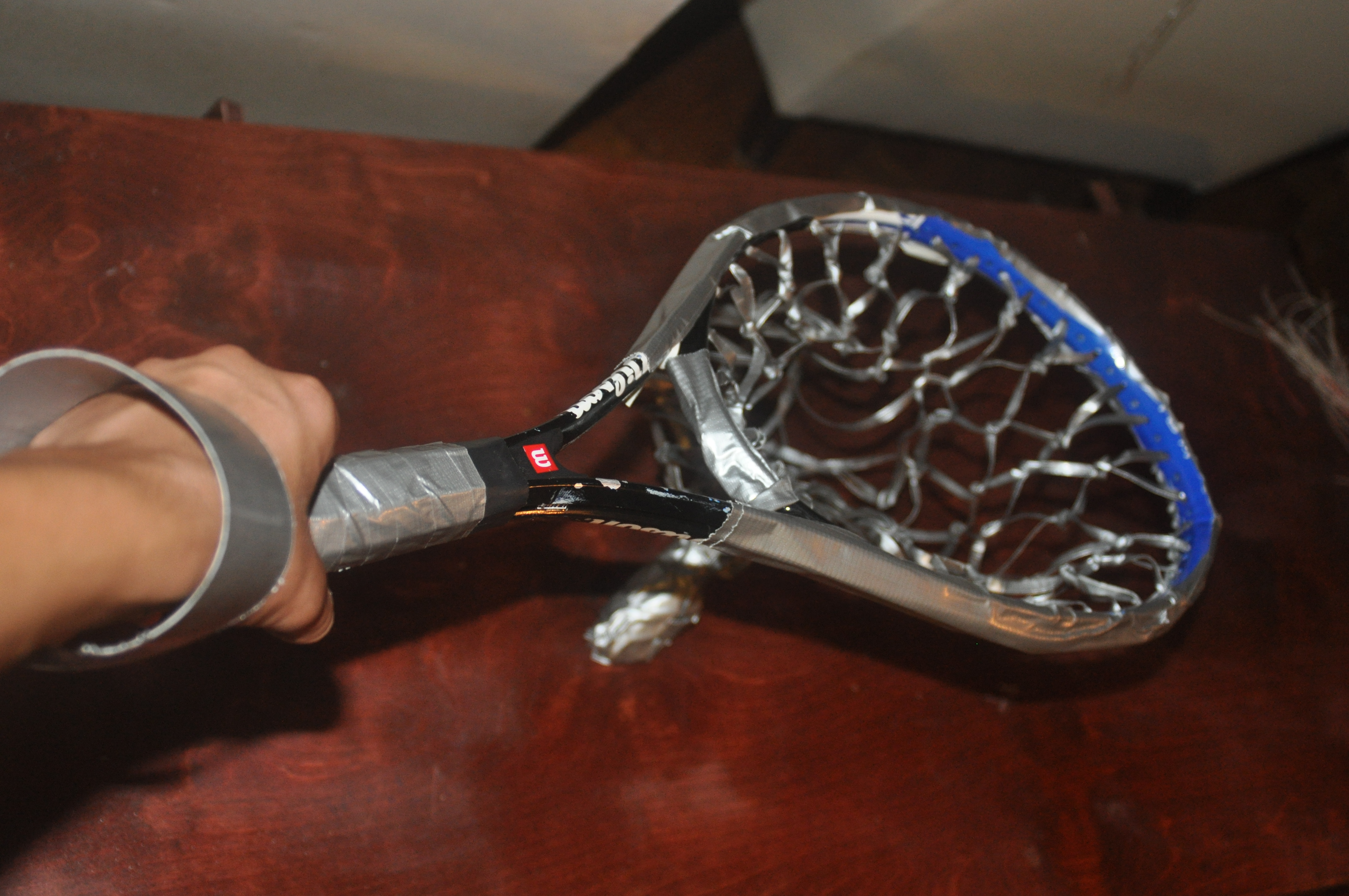 Duct Tape Fishing Net 7 Steps Instructables