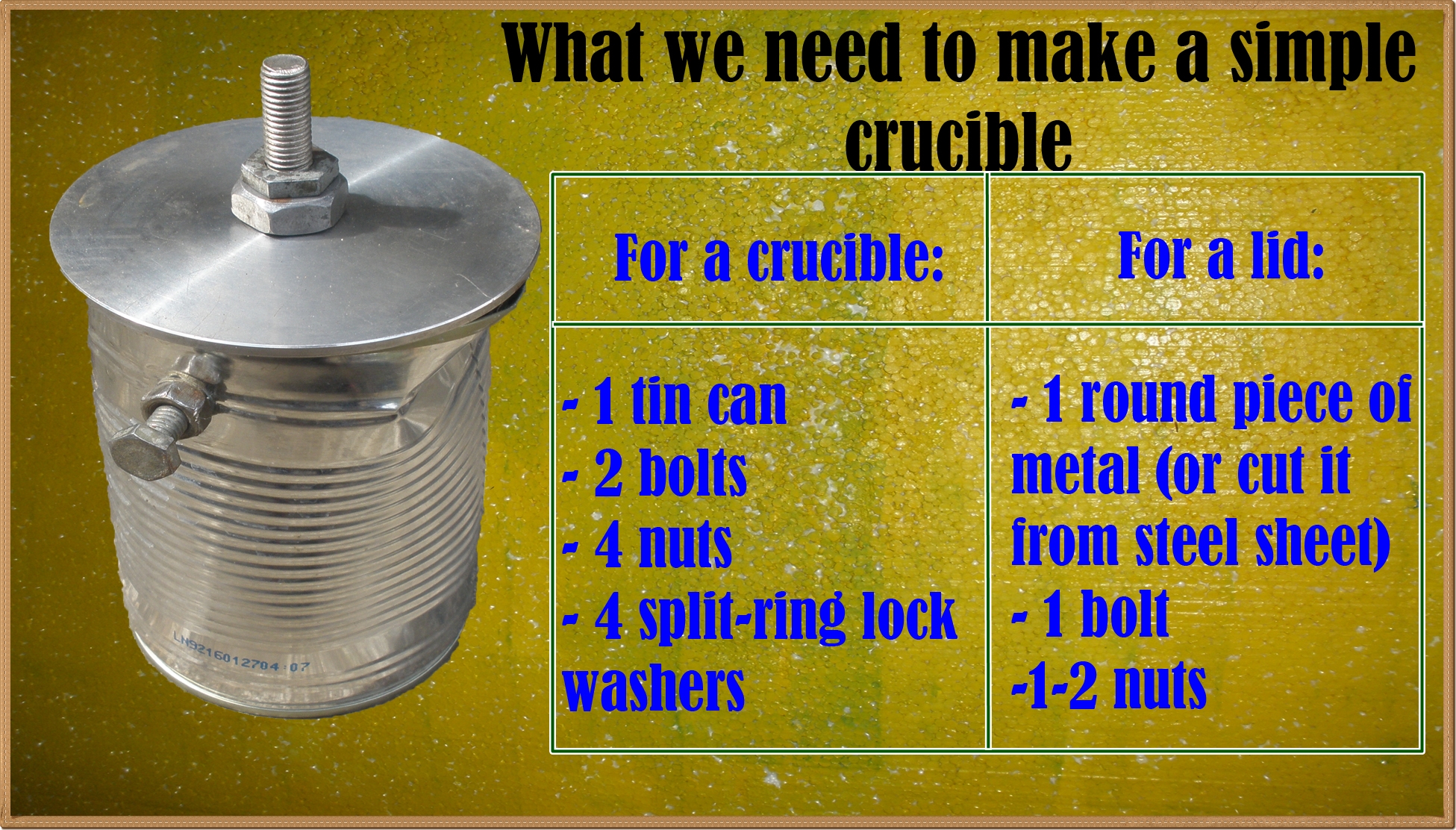 How to Make a Crucible 8 Steps Instructables