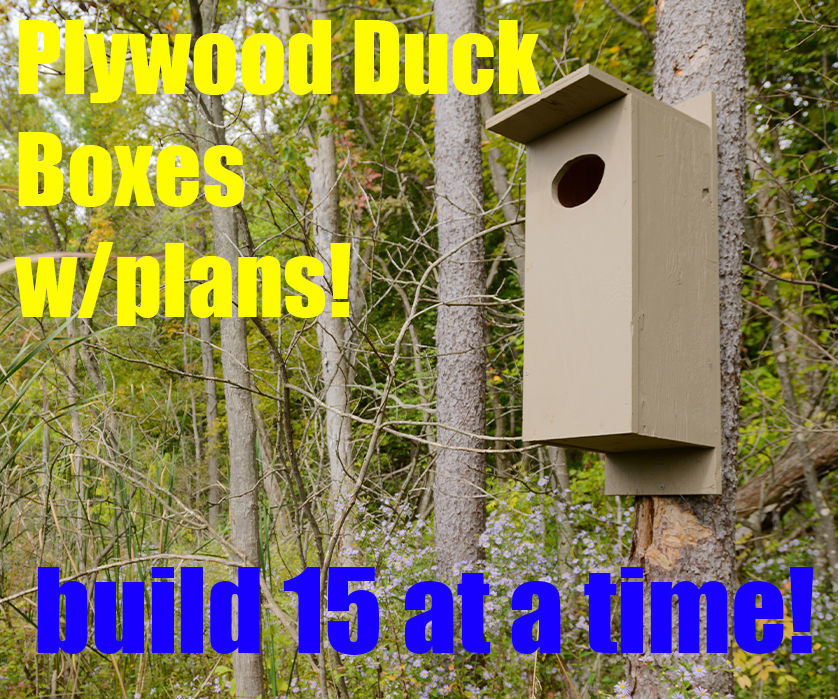 Plywood Wood Duck Boxes and Plans 9 Steps (with Pictures) Instructables