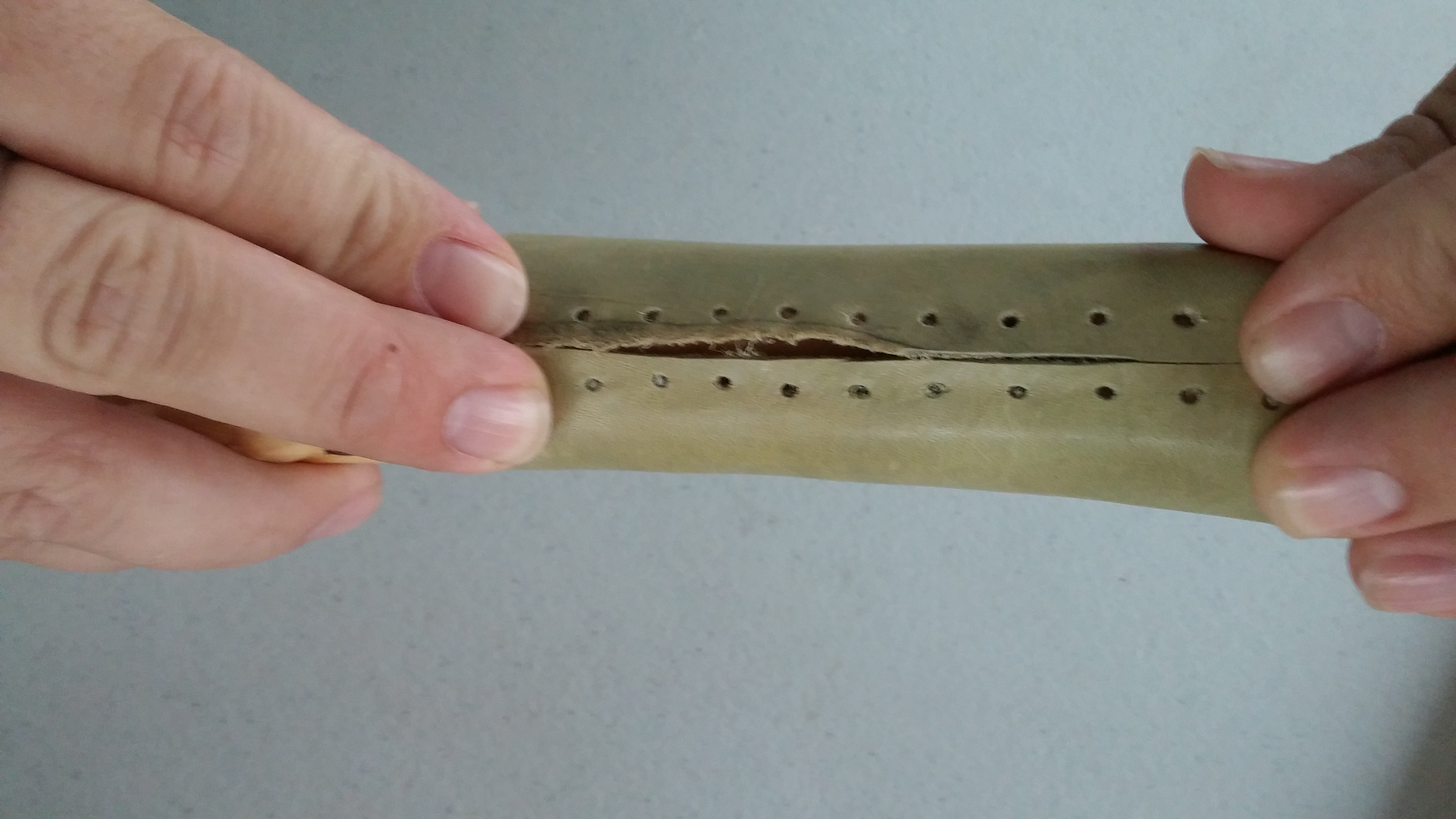 How to Make a Leather Handle for a Walking Stick 6 Steps (with