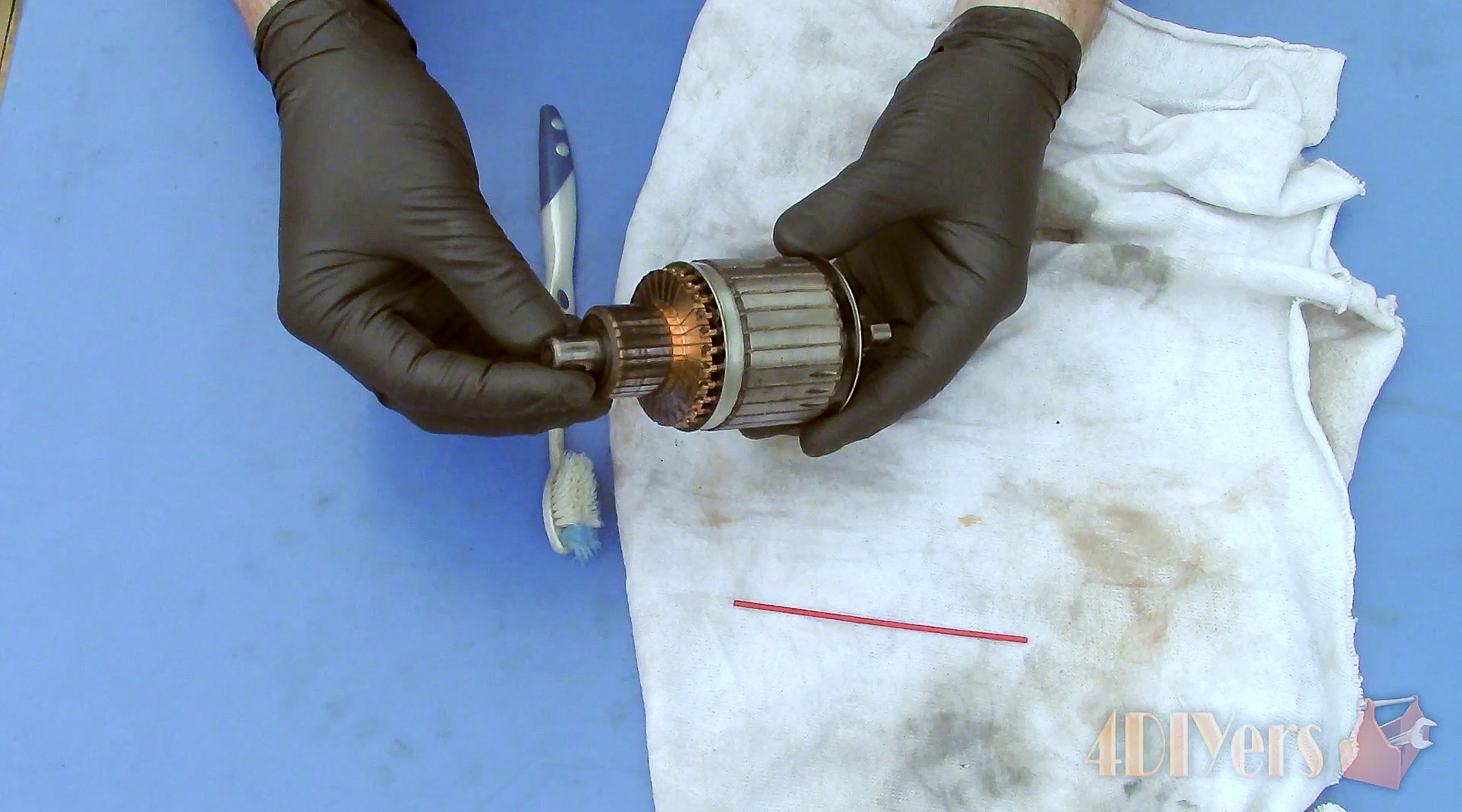 How to Clean the Commutator of an Armature 4 Steps Instructables
