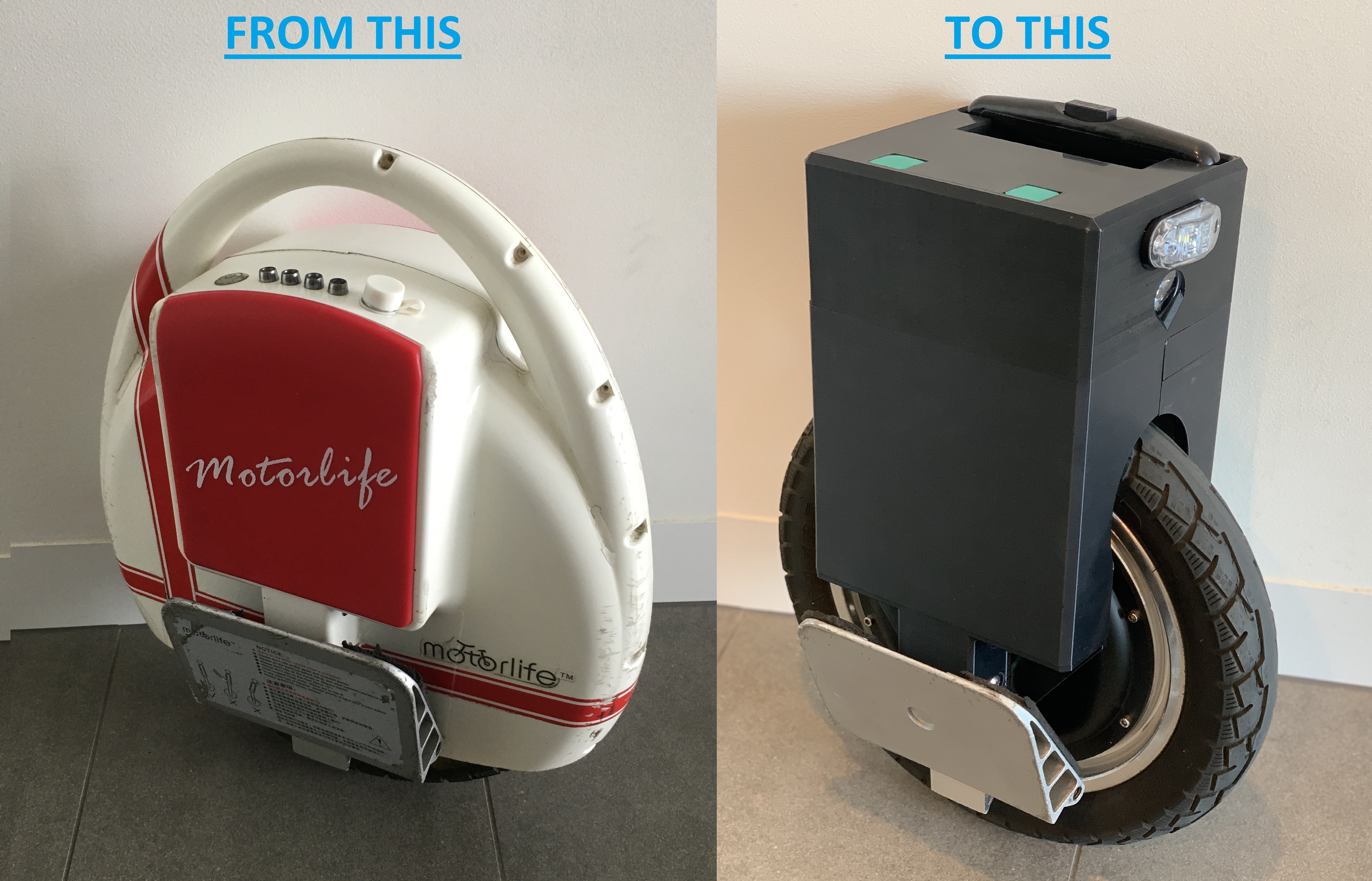 Electric Unicycle Upgrade 13 Steps (with Pictures) Instructables