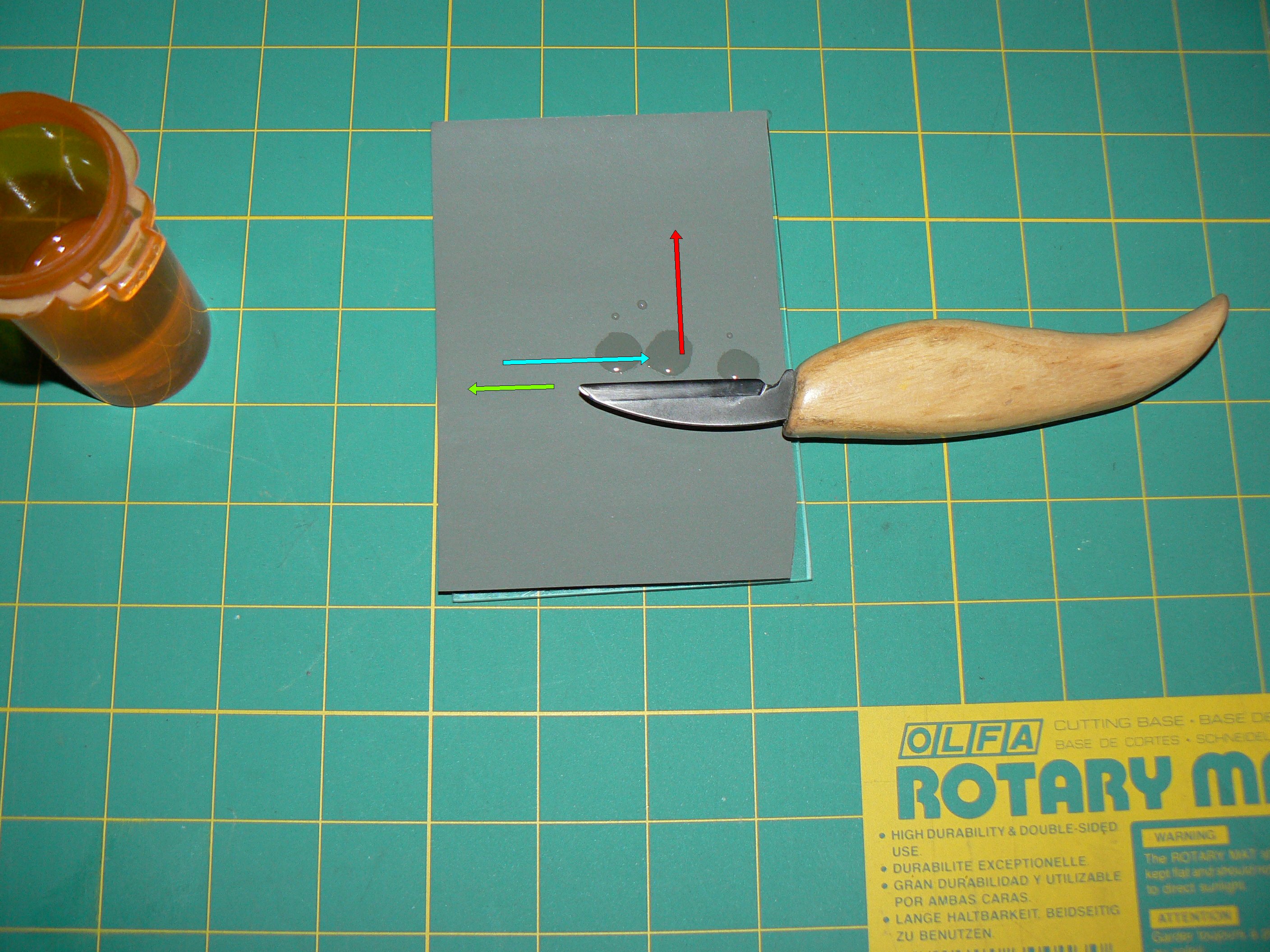 Getting a Knife Razor Sharp With Sand Paper 3 Steps Instructables