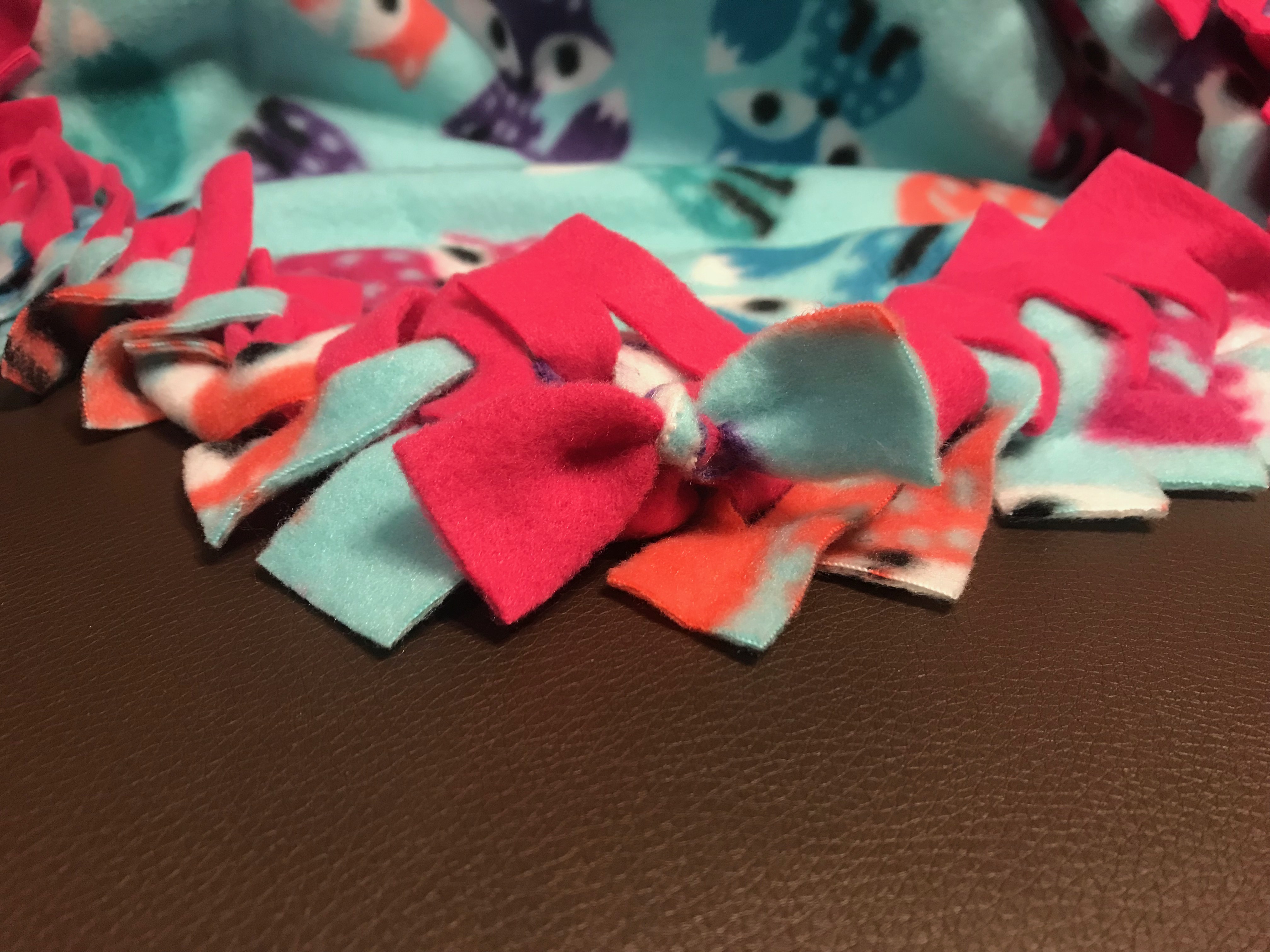 No Sew Fleece Blanket With Braided Edge 7 Steps Instructables