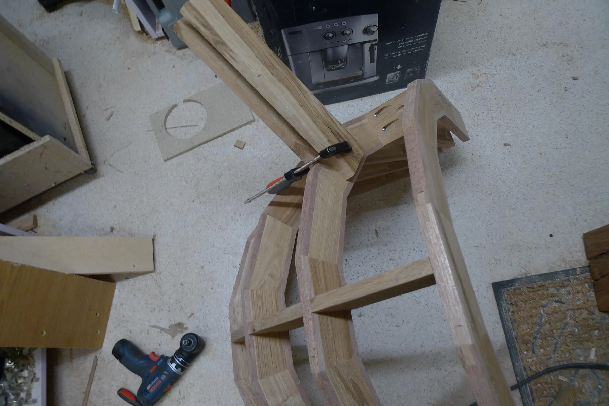 Faceted Curved Wooden Chair 12 Steps (with Pictures) Instructables