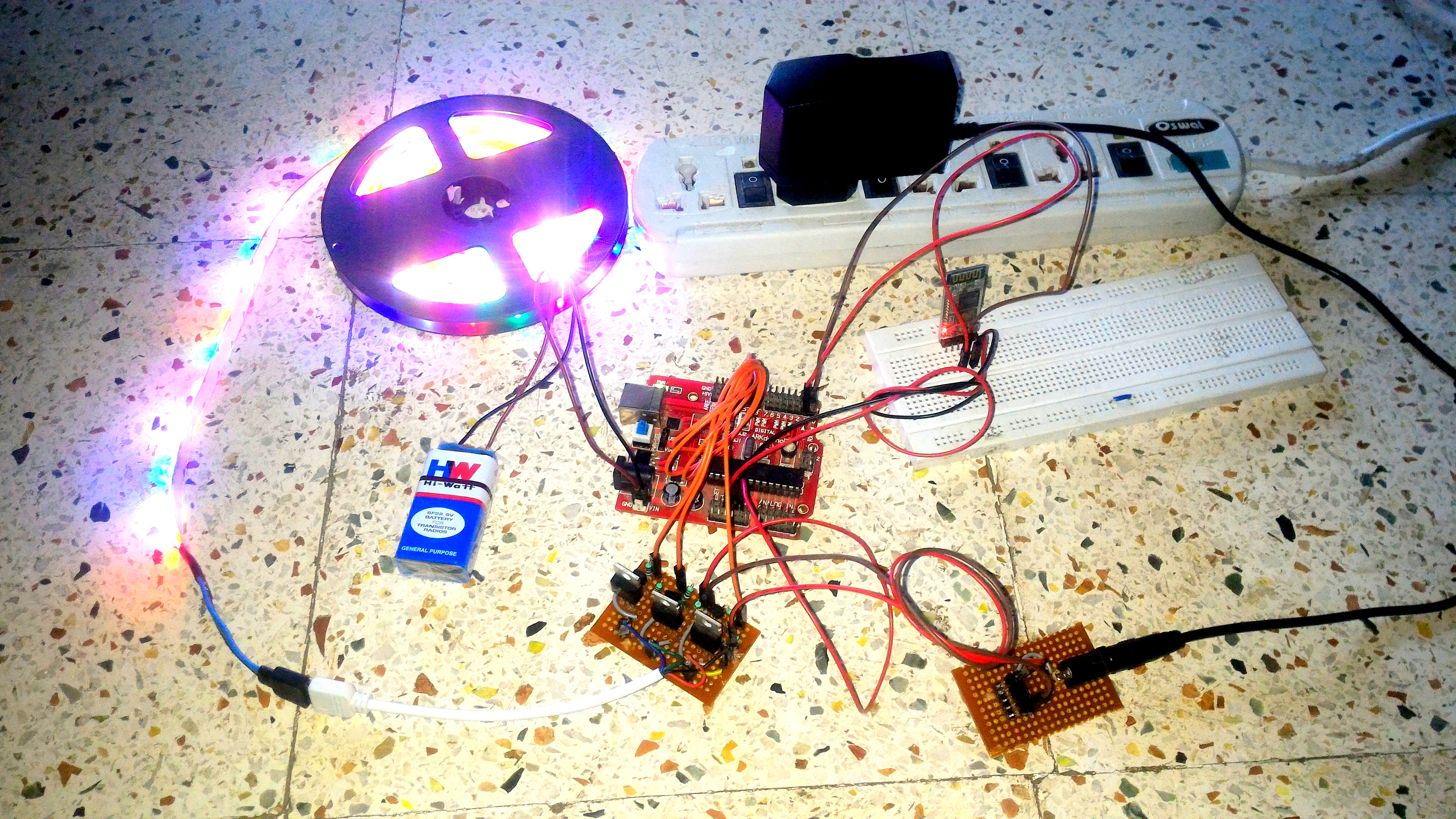 LED Strip Effects Controlled by Android App 6 Steps (with Pictures