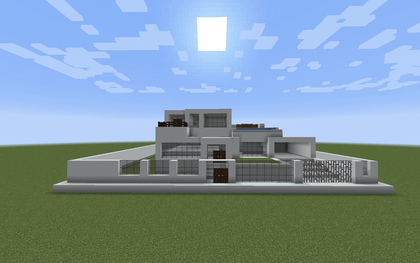 Large Minecraft Modern House : 16 Steps - Instructables