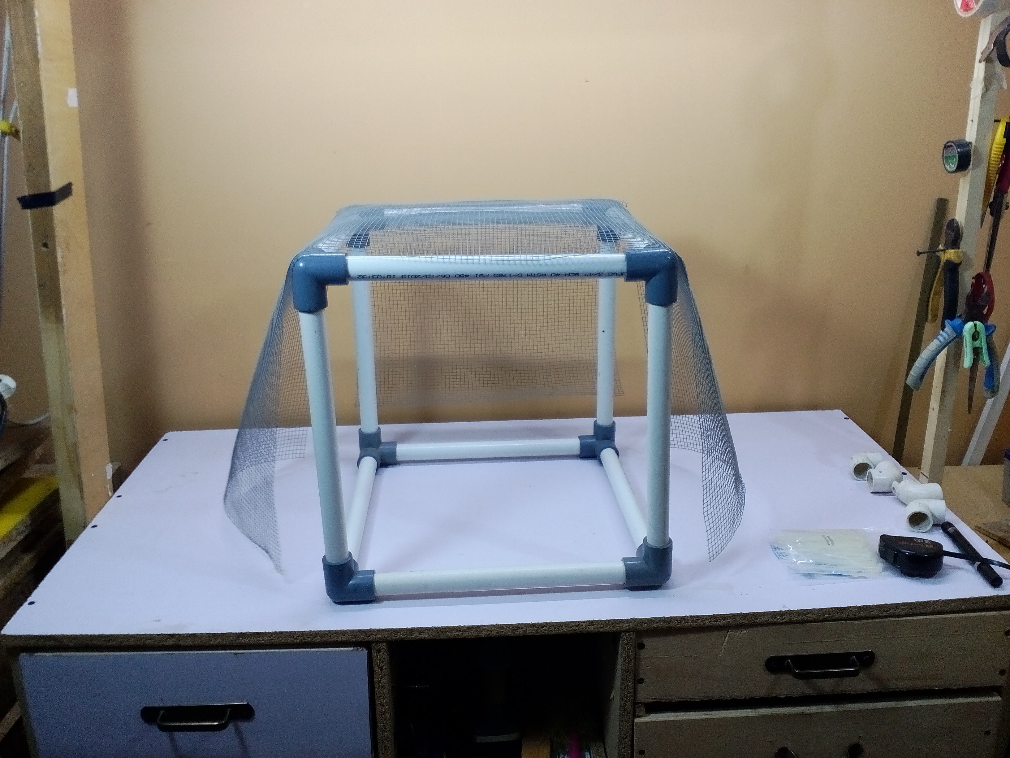 Make Pvc Pipe Cage Pvc Projects 5 Steps Instructables