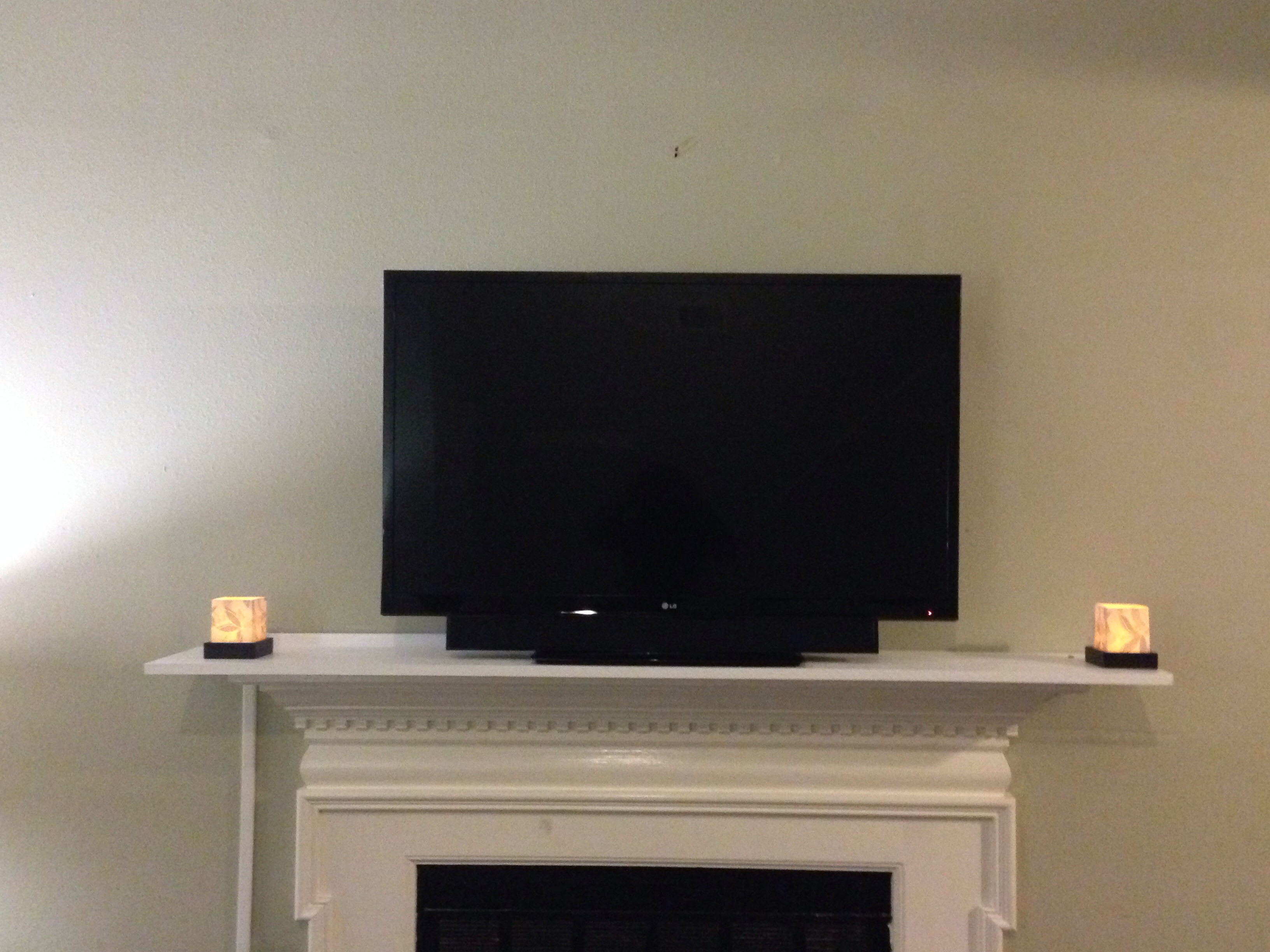 Fireplace Mantel Expansion for Your Tv 6 Steps Instructables