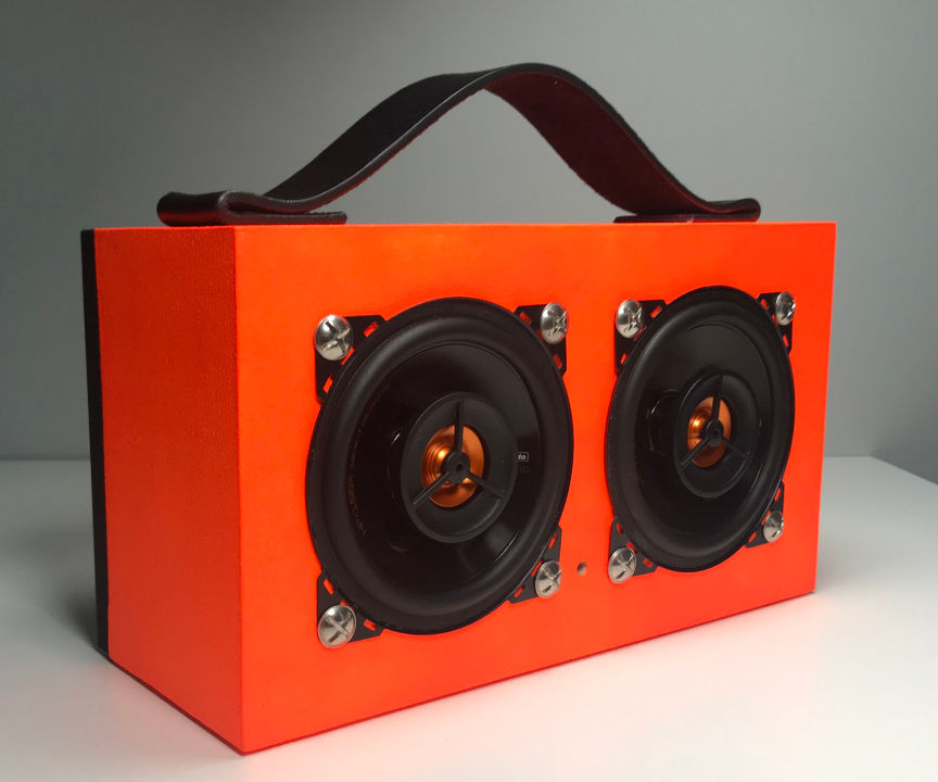 Orange Bluetooth Speaker 4 Steps (with Pictures) Instructables