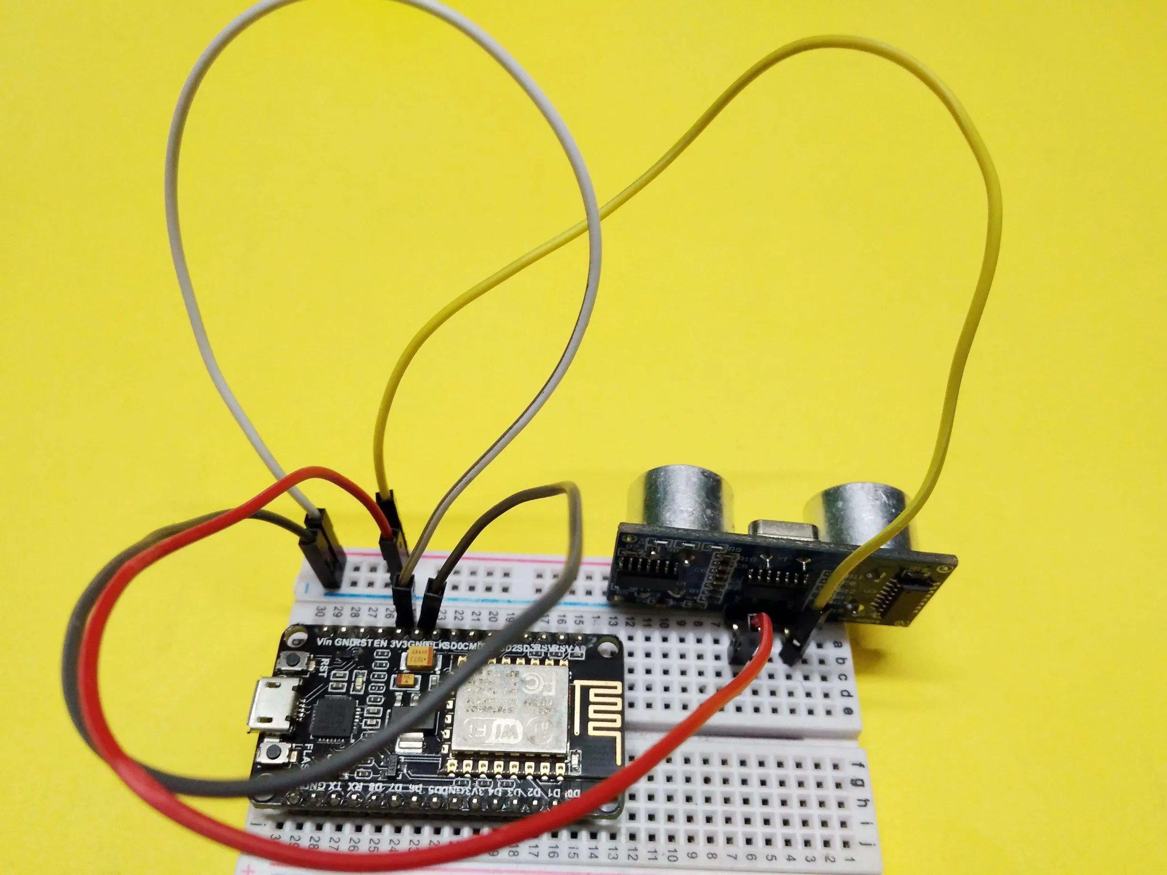 Ultrasonic Sensor Controlled Servo in NodeMCU 5 Steps Instructables