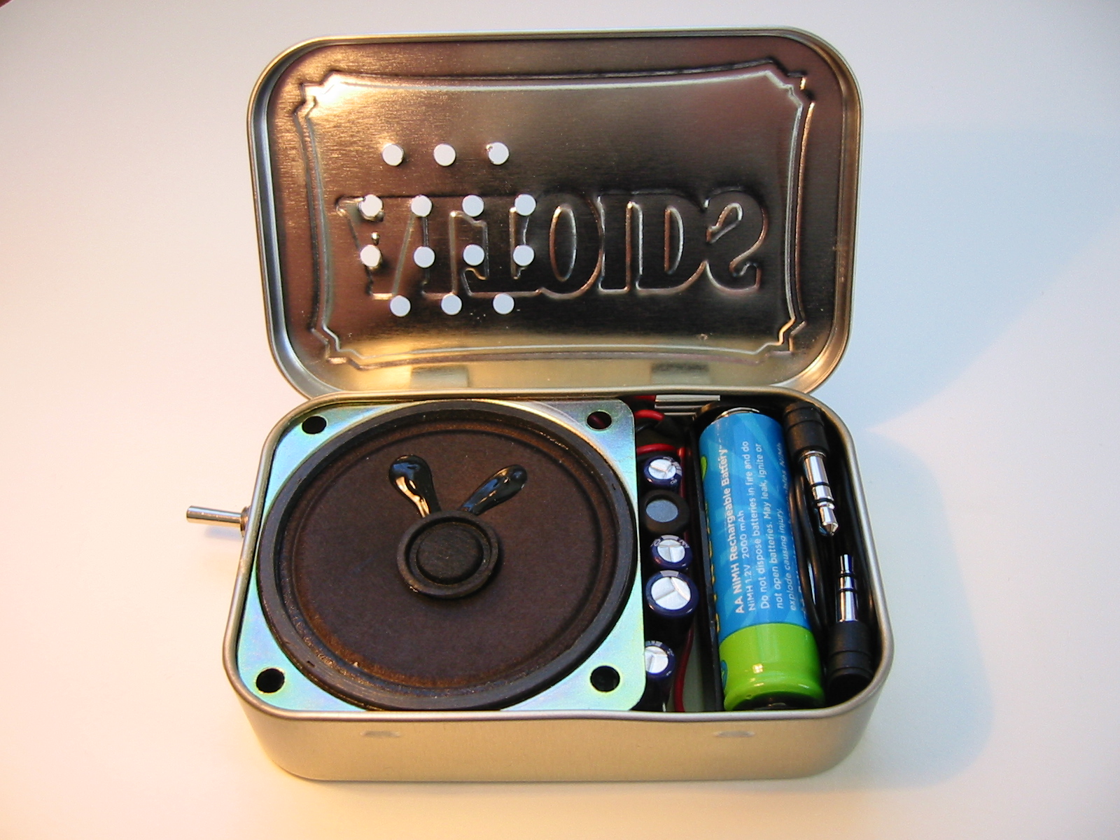 Altoids Tin Speaker 15 Steps Instructables