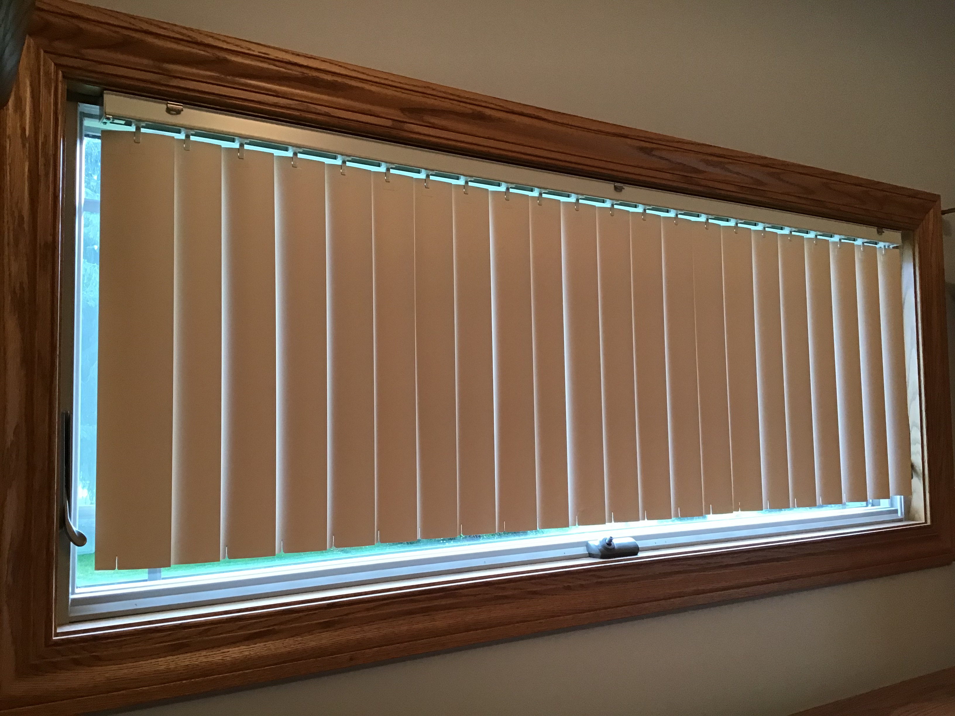 Sheer Fabric Covered Vertical Blinds 7 Steps Instructables