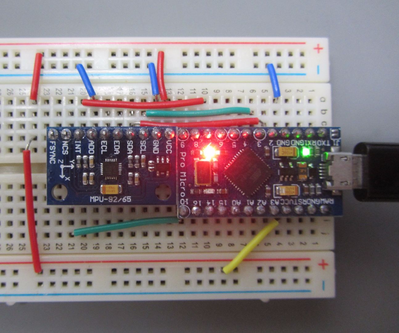 MPU9150/9250 IMU With Arduino ProMicro 4 Steps Instructables