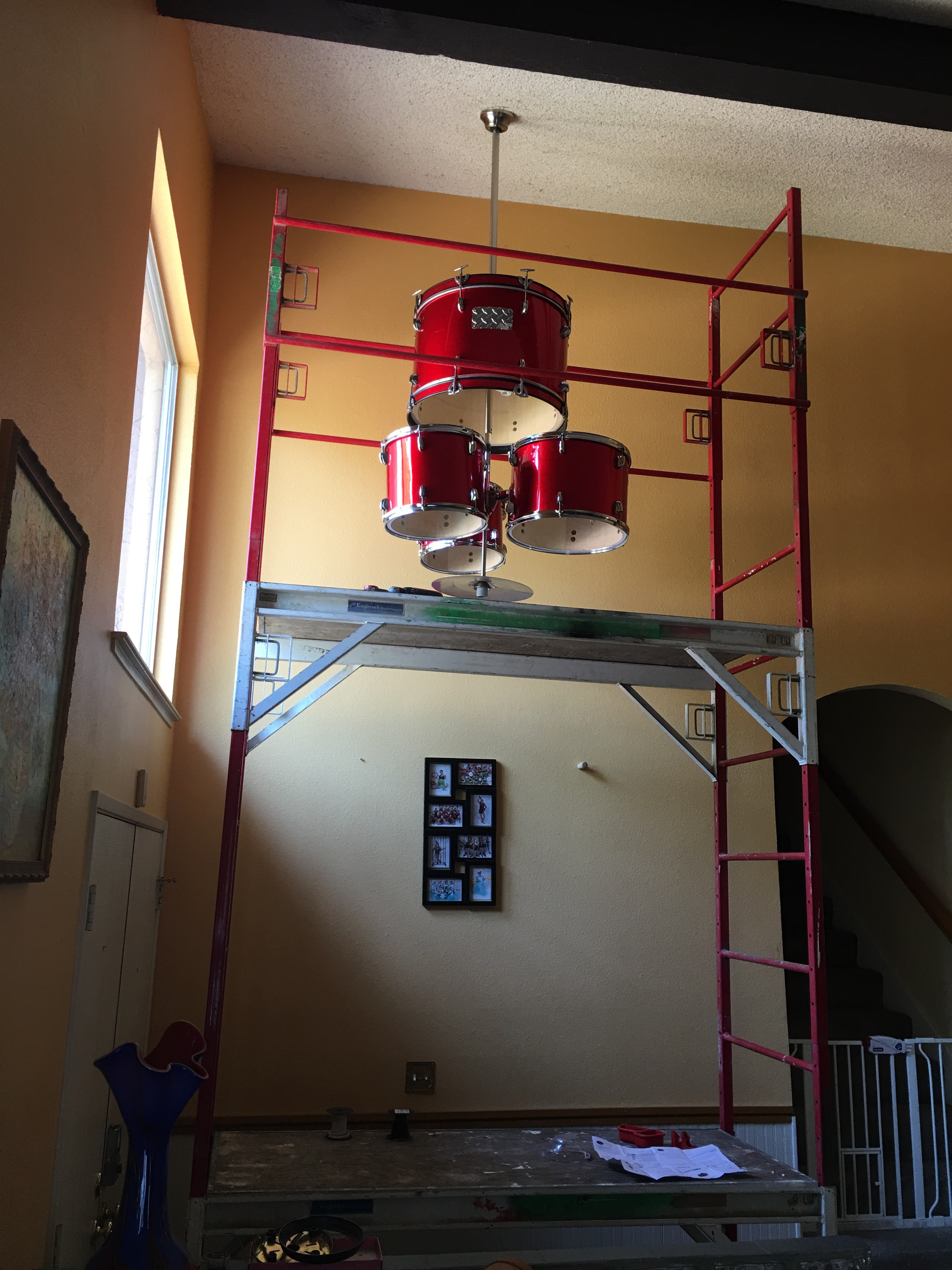 Drum Set Chandelier 6 Steps (with Pictures) Instructables