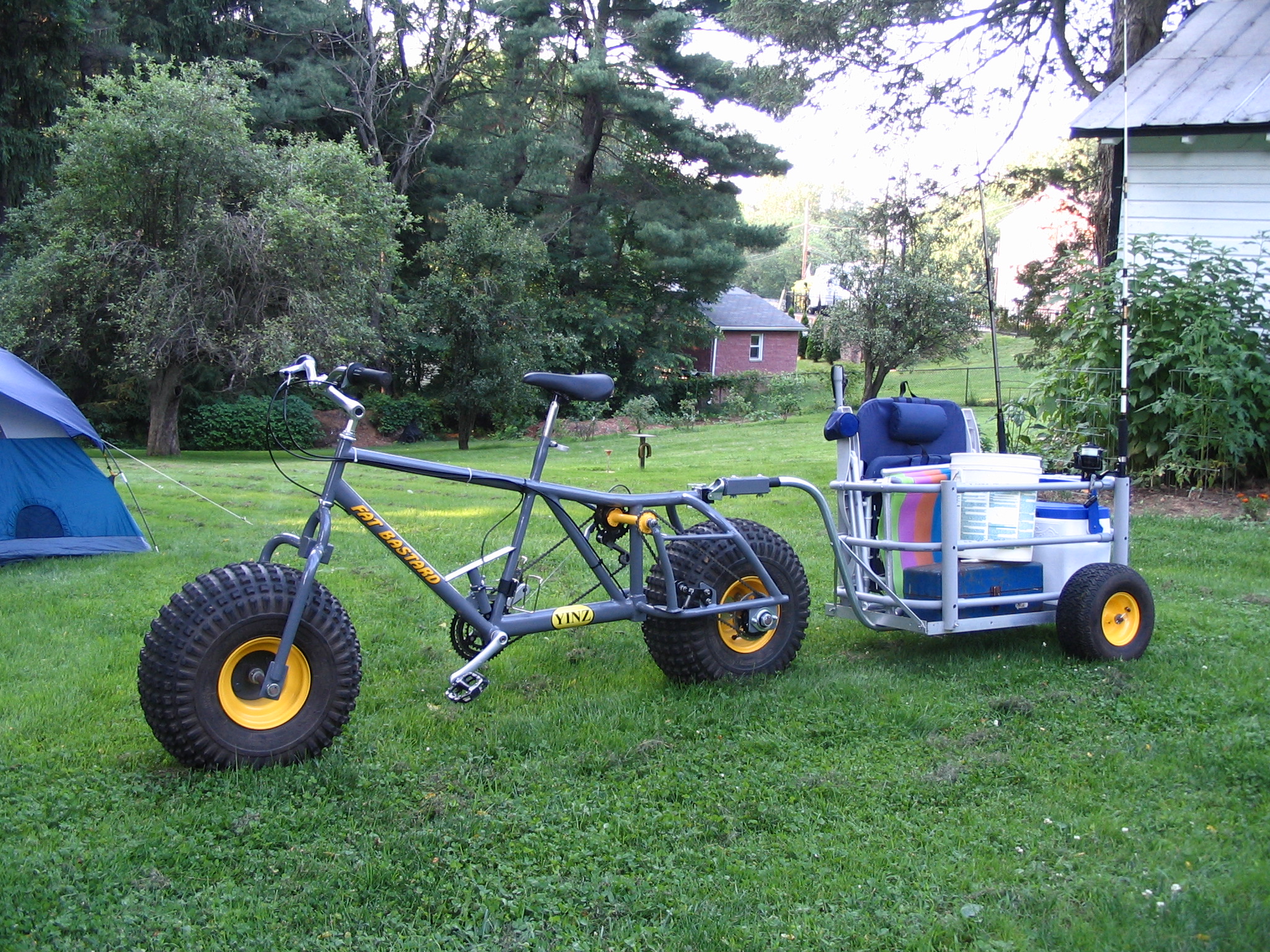 SURF FISHING CART / BIKE TRAILER 10 Steps (with Pictures