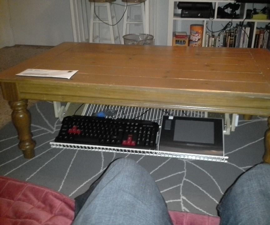 FoldOut UnderTable Storage Rack 6 Steps Instructables