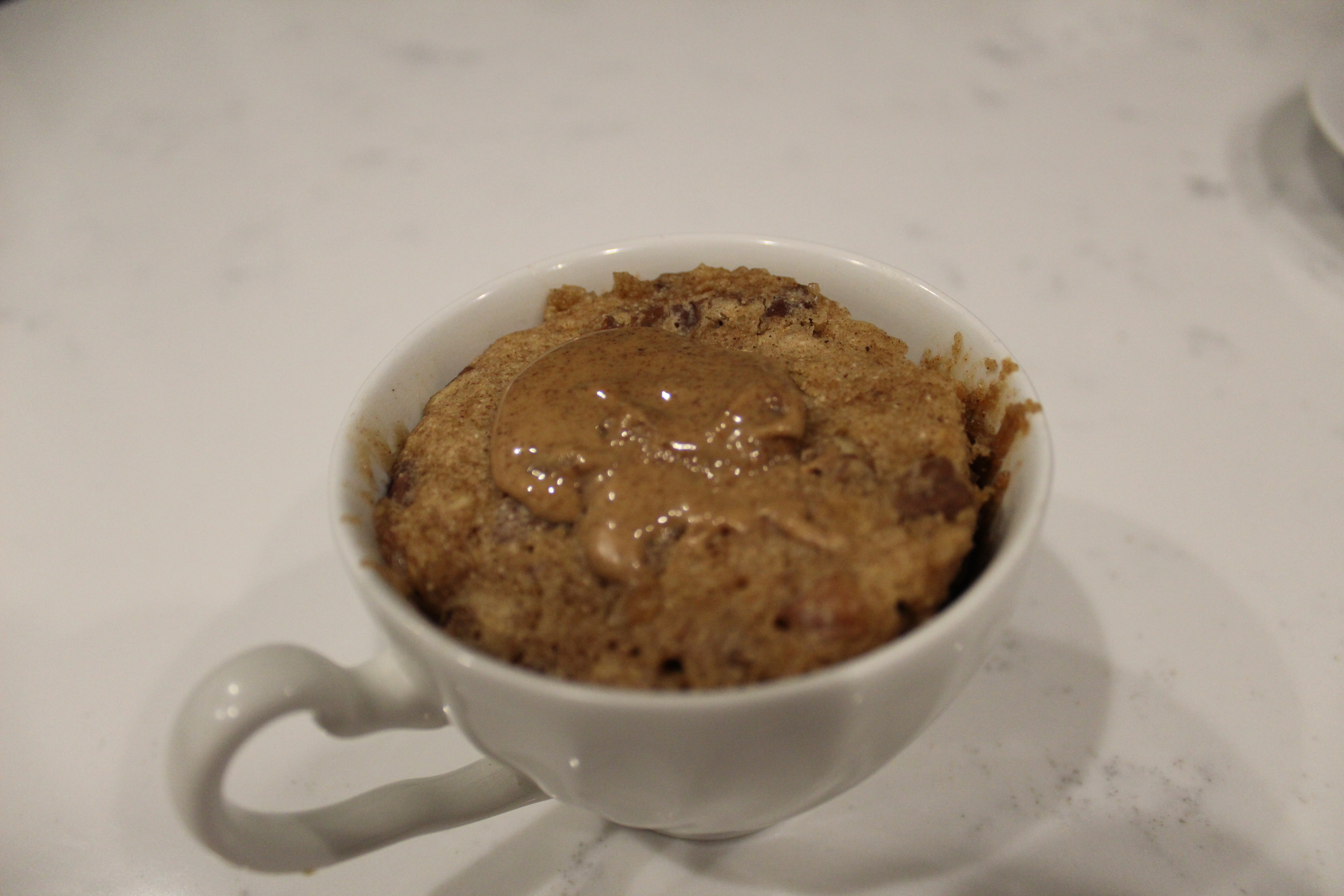 Easy Oatmeal Almond Butter Mug Cake 7 Steps (with Pictures