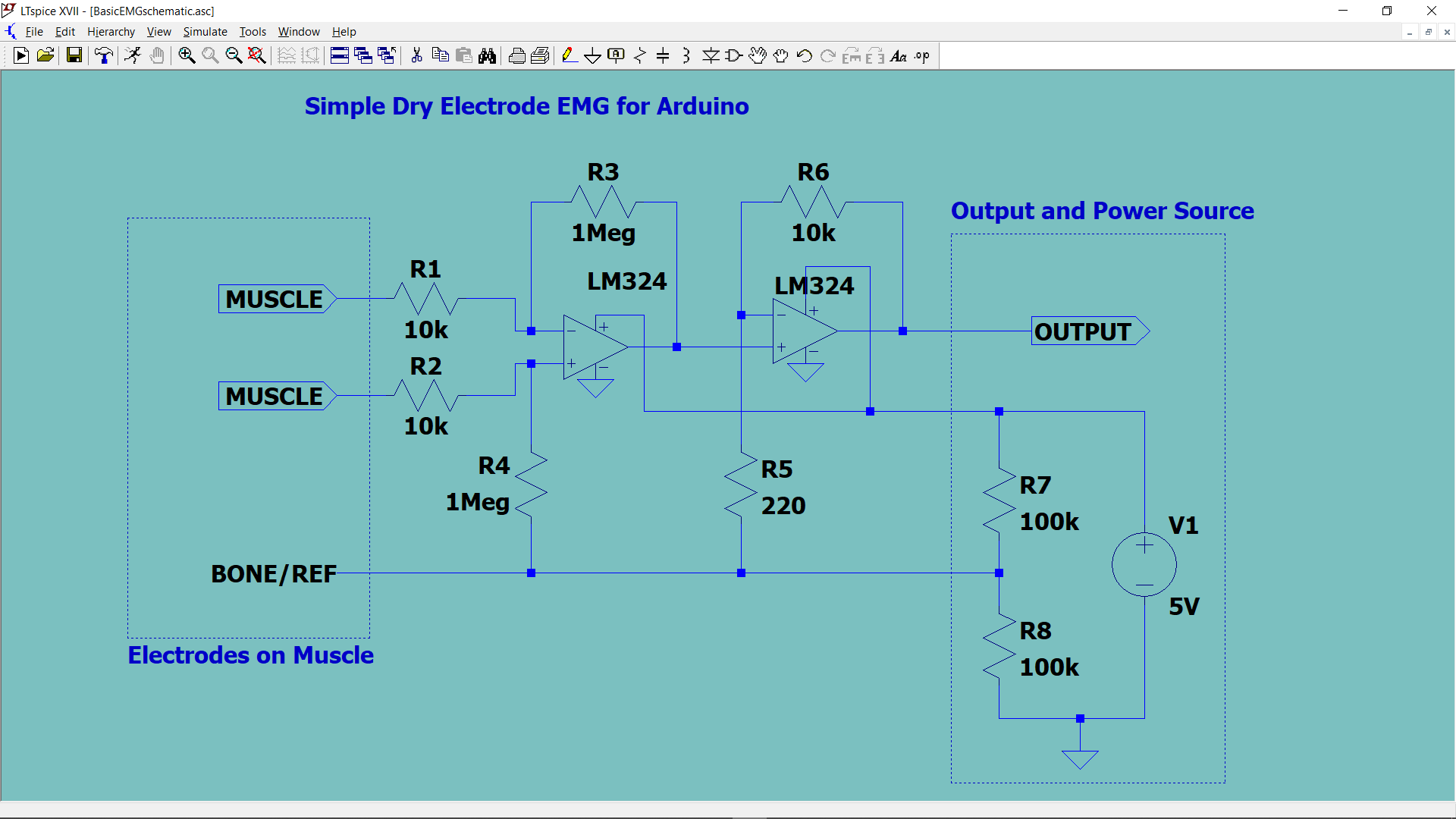 Simple Dry Electrode EMG for Arduino 4 Steps Instructables