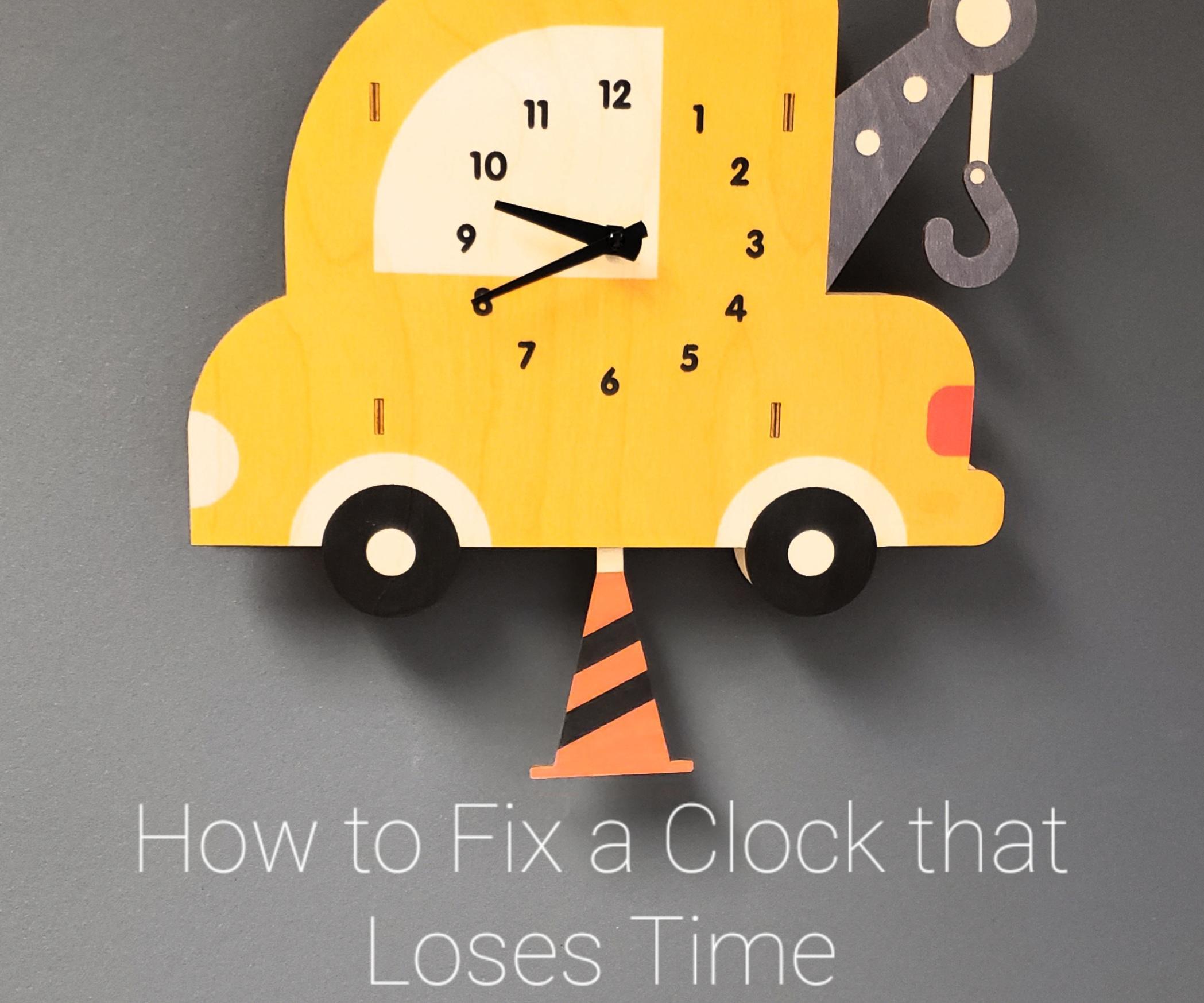 How to Fix a Clock That Loses Time 3 Steps (with Pictures) Instructables