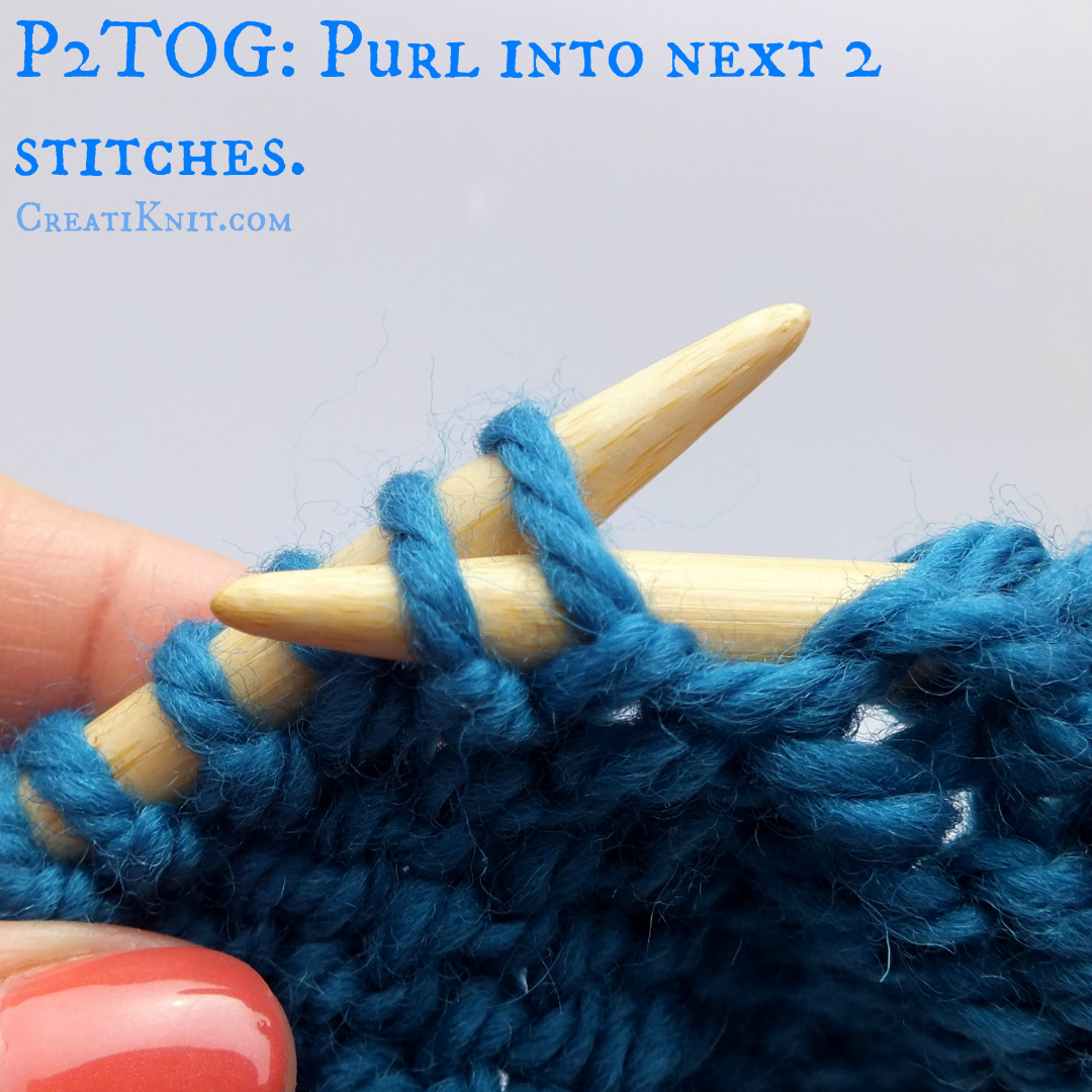 How to K2tog and P2tog (knit 2 Together, Purl 2 Together) 9 Steps (with Pictures) Instructables