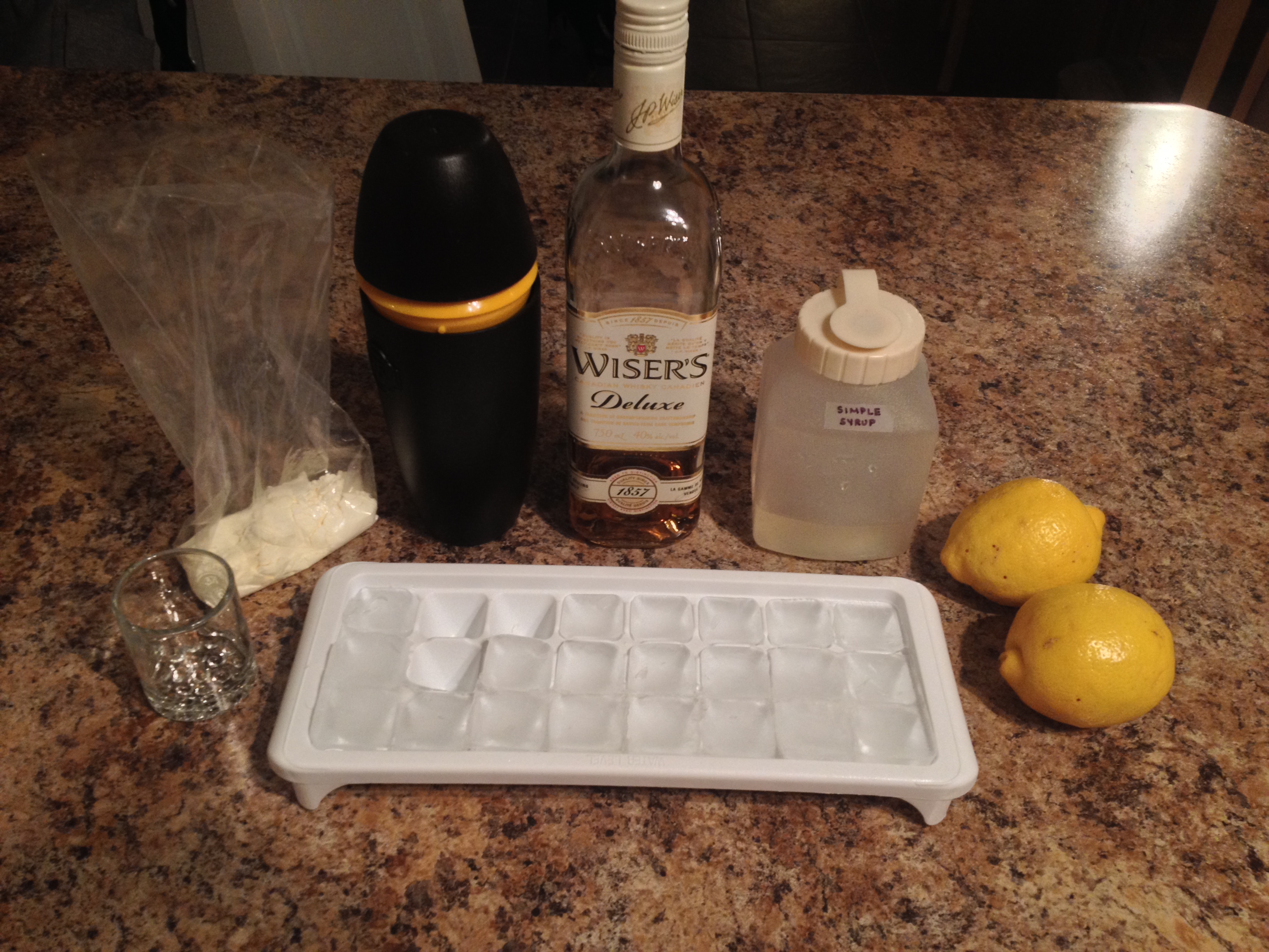 Egg White Whiskey Sour 5 Steps Instructables