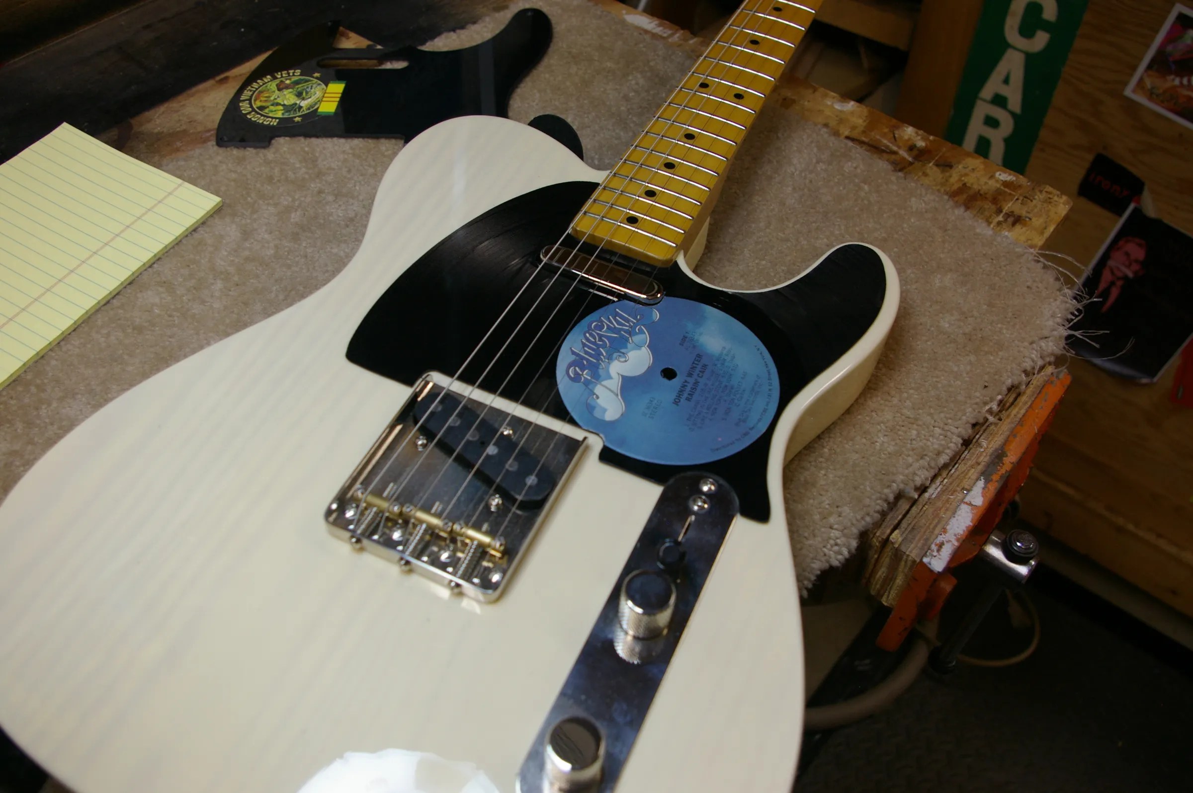 Vinyl Record Pickguard for Guitar 7 Steps (with Pictures) Instructables