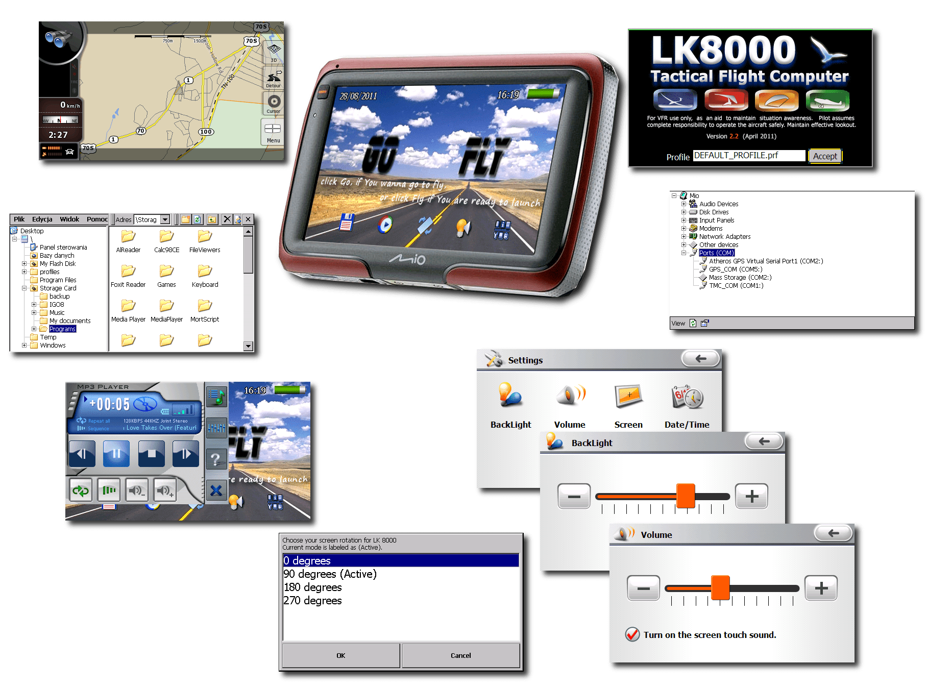 GoFly Paragliding/hangliding/gliding Altimetervariometer From Your