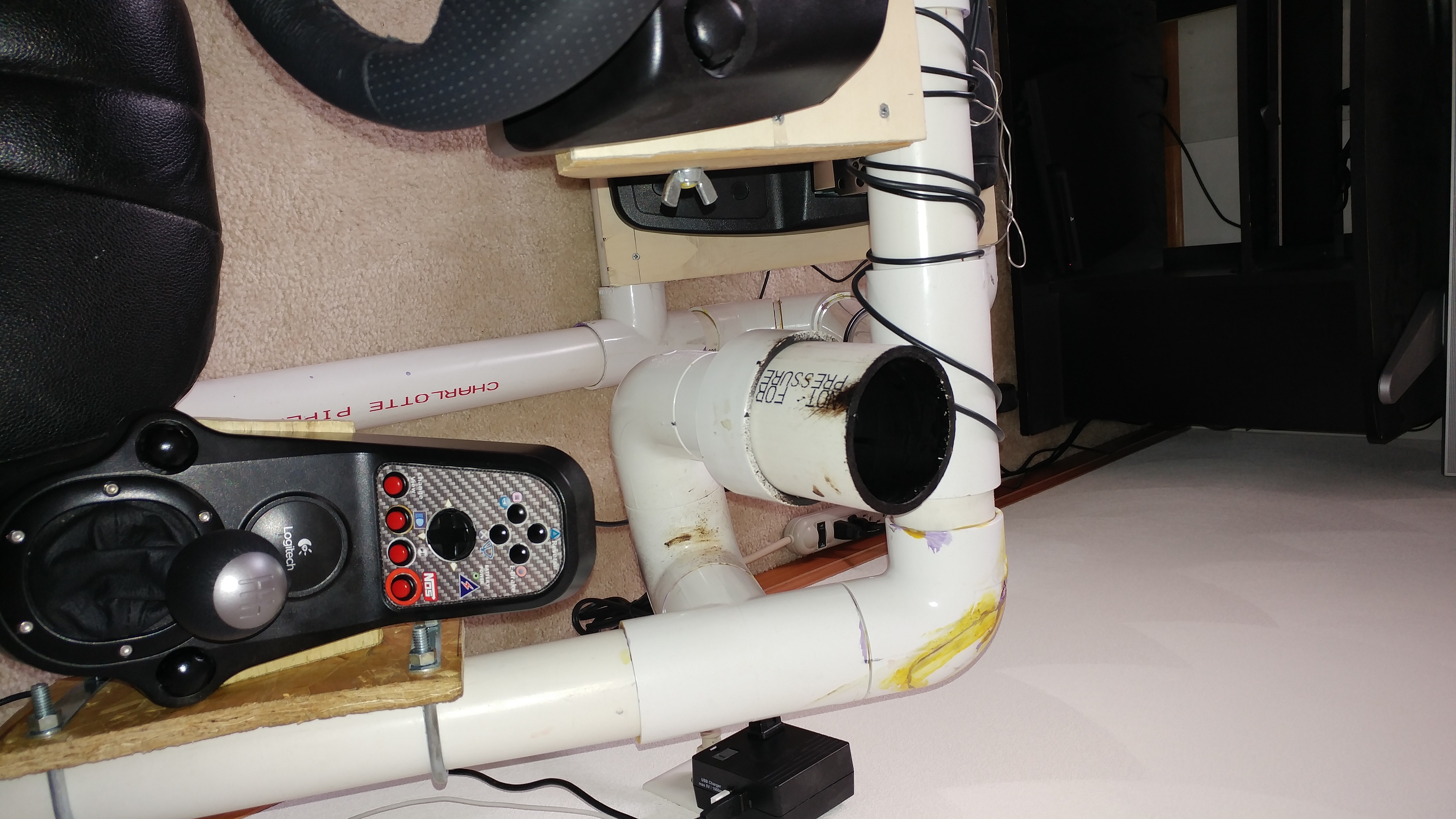 PVC Racing Simulator Pod 5 Steps (with Pictures) Instructables