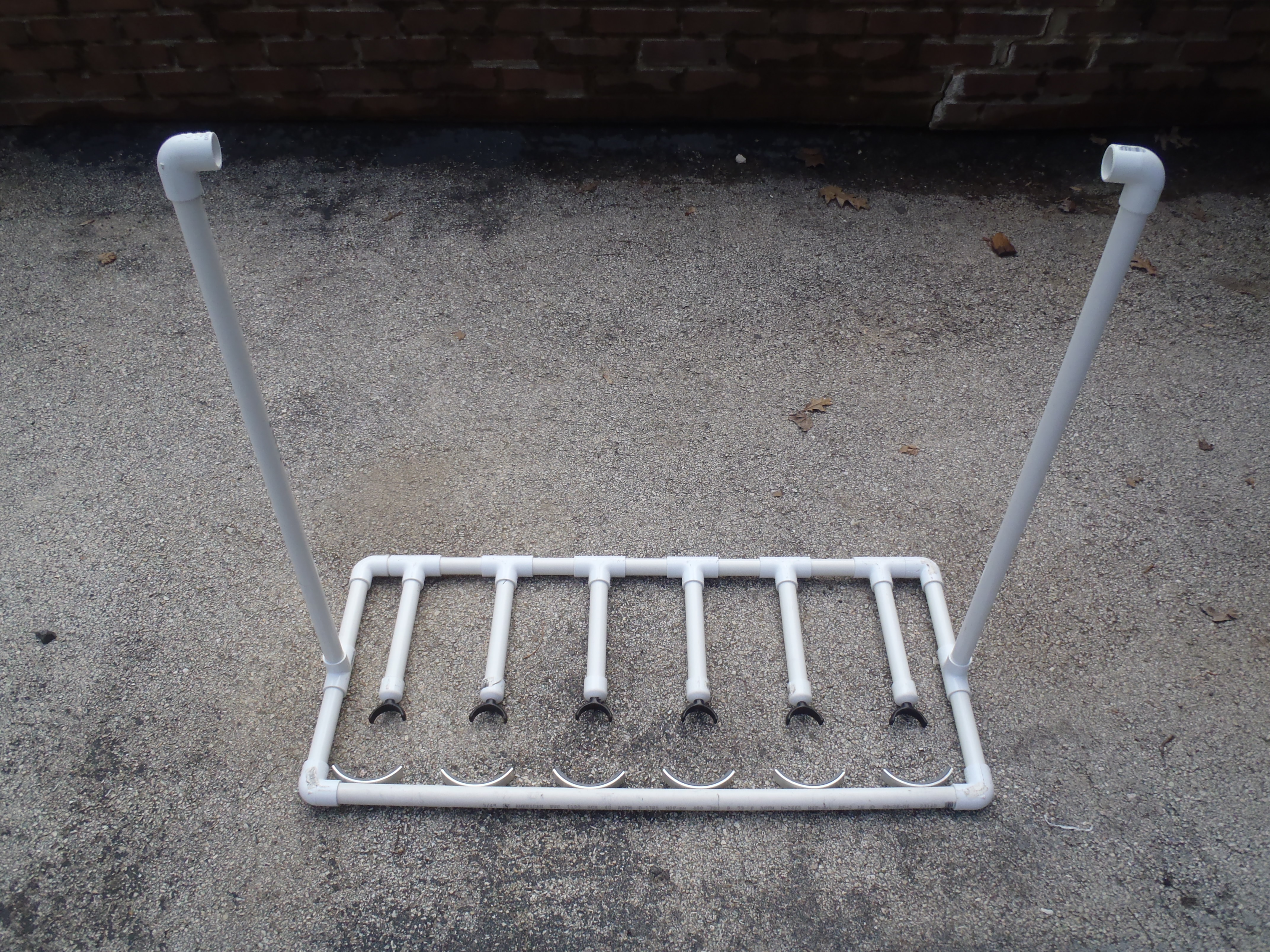 6 Player Paintball Gun and Mask Rack 8 Steps Instructables