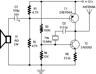 walkie talkie circuit diagram? - Instructables