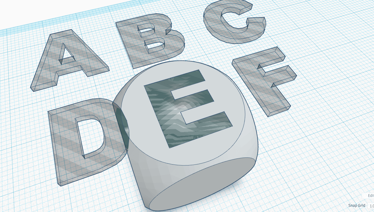 Alphabet Dice 5 Steps (with Pictures) Instructables